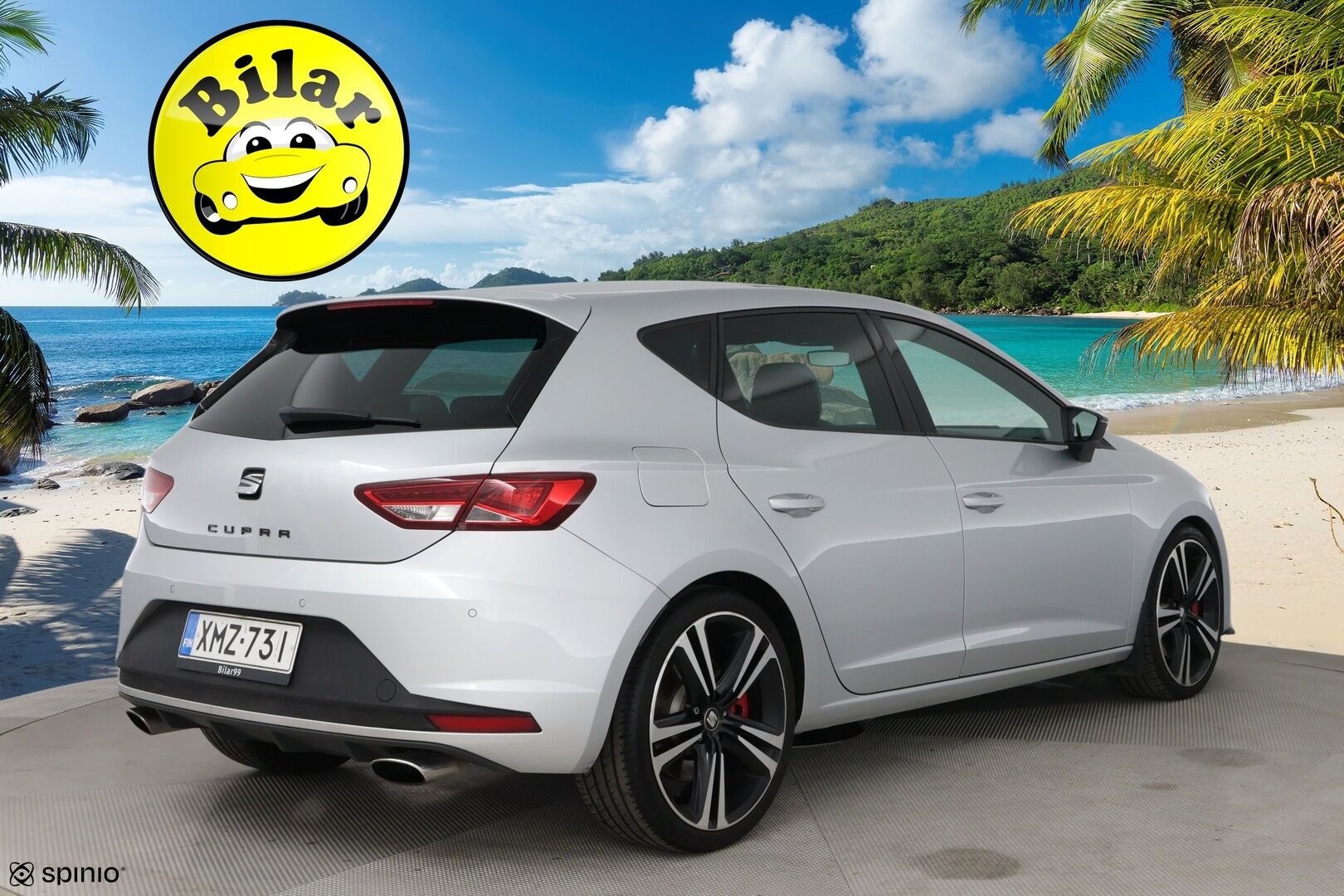 Seat Leon 2017 2,0 TSI 290 Cupra DSG | Adapt. vak | Downpipe | Kattoluukku - – Tämä auto myydään YritysOutlet -valikoimasta vain yritykselle