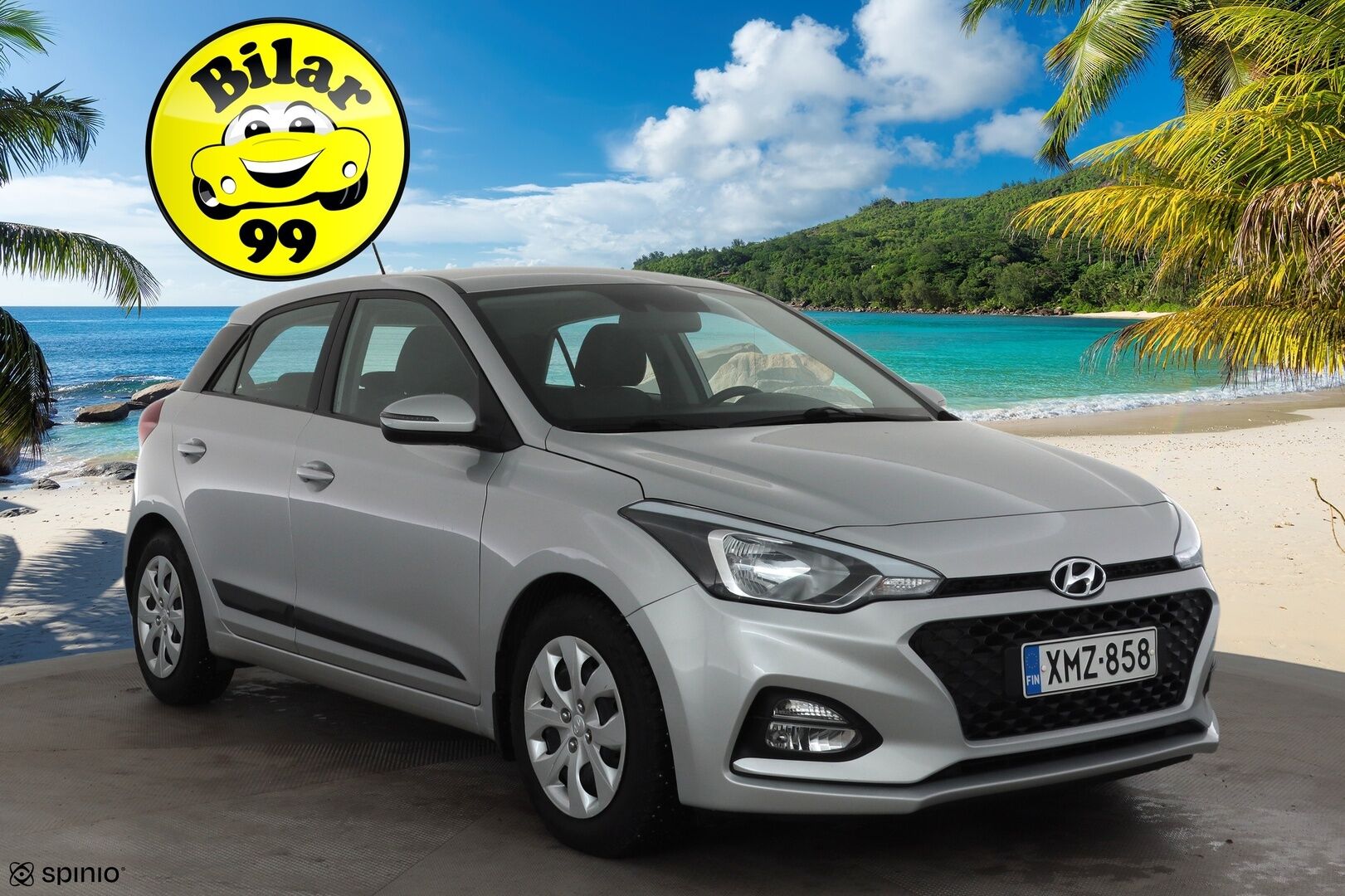 Hyundai i20 Hatchback 2019 1,0 T-GDI 100 hv 7-DCT Comfort W * Sisätilanlämmitin / P.kamera / Kaistavahti / Ratinlämmitys / Apple&Android * - 1-om Suomi-auto / Kahdet renkaat / Merkkihuollot
