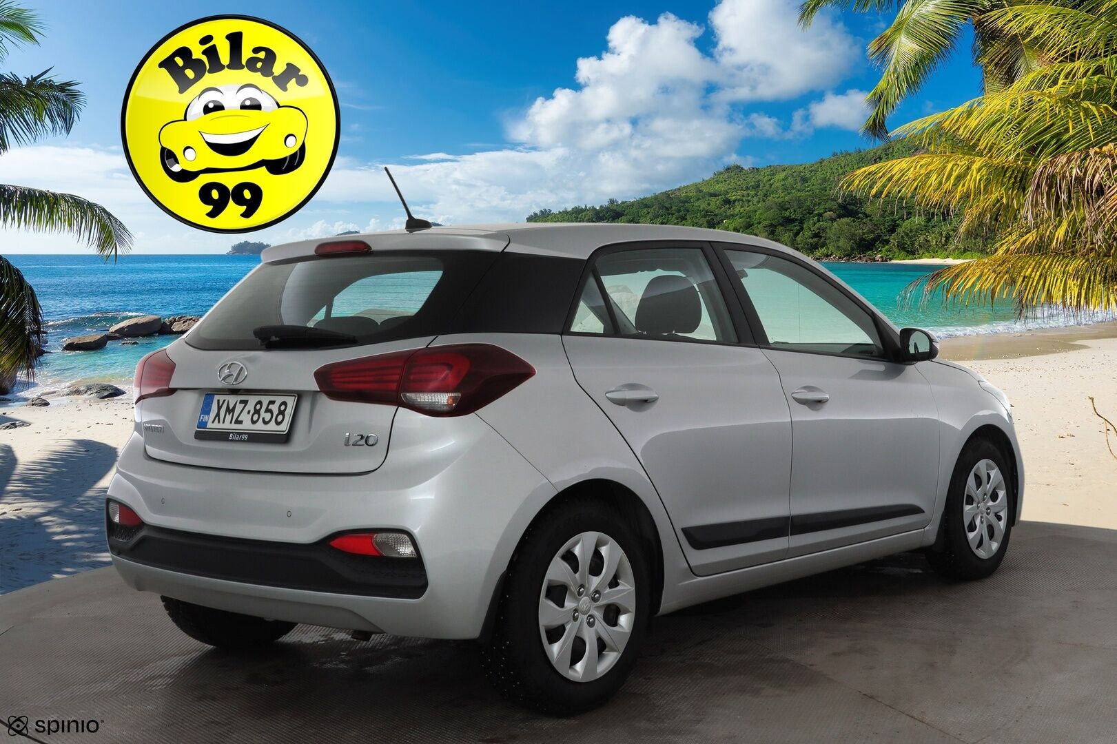 Hyundai i20 Hatchback 2019 1,0 T-GDI 100 hv 7-DCT Comfort W * Sisätilanlämmitin / P.kamera / Kaistavahti / Ratinlämmitys / Apple&Android * - 1-om Suomi-auto / Kahdet renkaat / Merkkihuollot