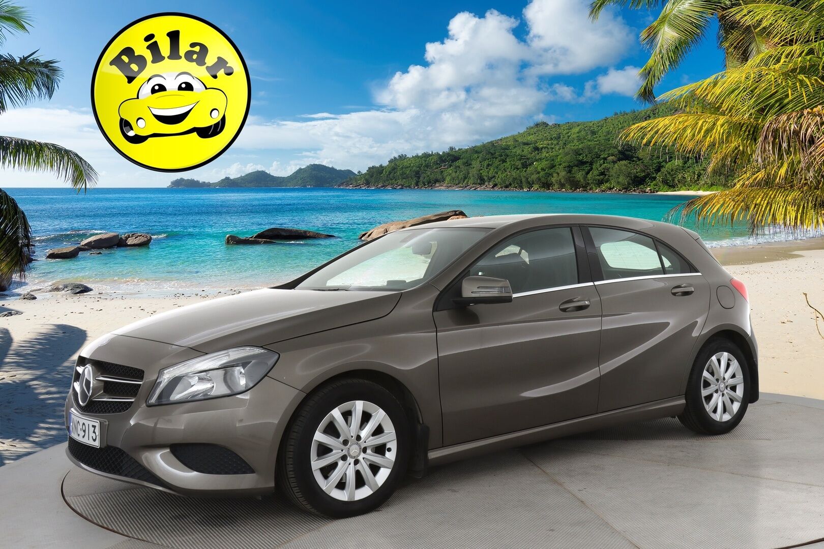 Mercedes-Benz A 2013 MERCEDES-BENZ 180 BE A - | Suomi auto | Vakkari | Puolinahat | Kahdet renkaat vanteilla | Huoltokirja | Bluetooth | Metalliväri | 