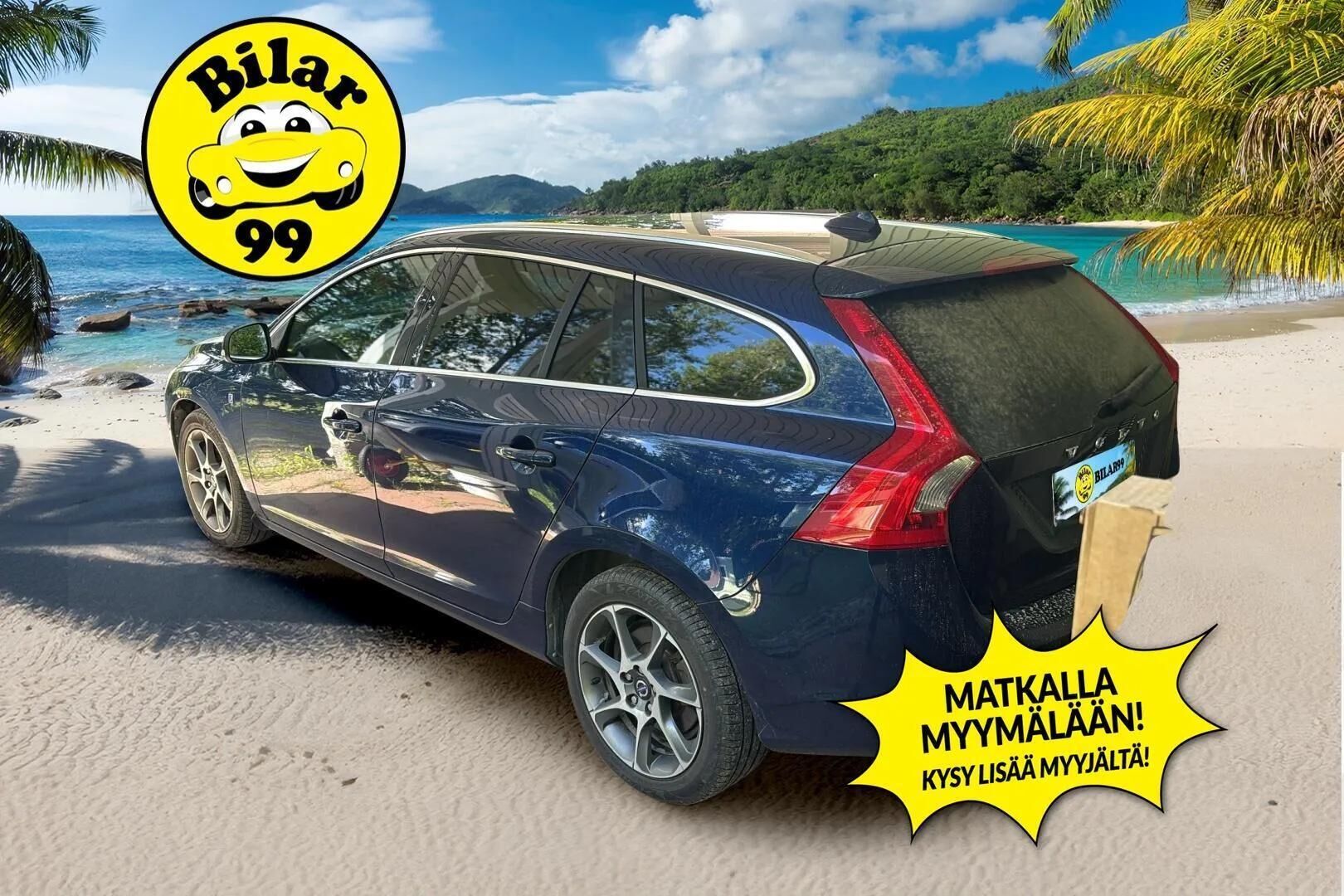 Volvo V60 2015 D4 Ocean Race Business aut* Tutkat edessä/takana / Navi / P-Lämmitin / Blis / Kaistavahti * - * Siisti / Kahdet renkaat Volvon alumiinivanteilla / Suomi-auto *