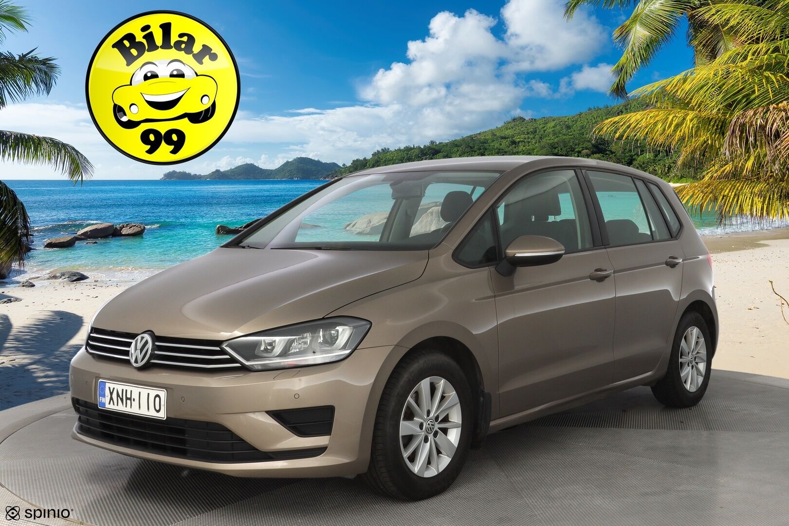 Volkswagen Golf Sportsvan 2015 1.2 TSI Comfortline 63 kW (85 hv) BlueMotion Technology *Webasto / Tutkat / Ratinlämmitin / Keylessgo / Vakkari* - KATSO KAMPANJAHINTA!! / Suomi-auto / Viimeisin huolto 123tkm / Kahdet vanteet / Seuraava katsastus 7.9.2026 - Osta nyt, maksa vasta ensi vuonna