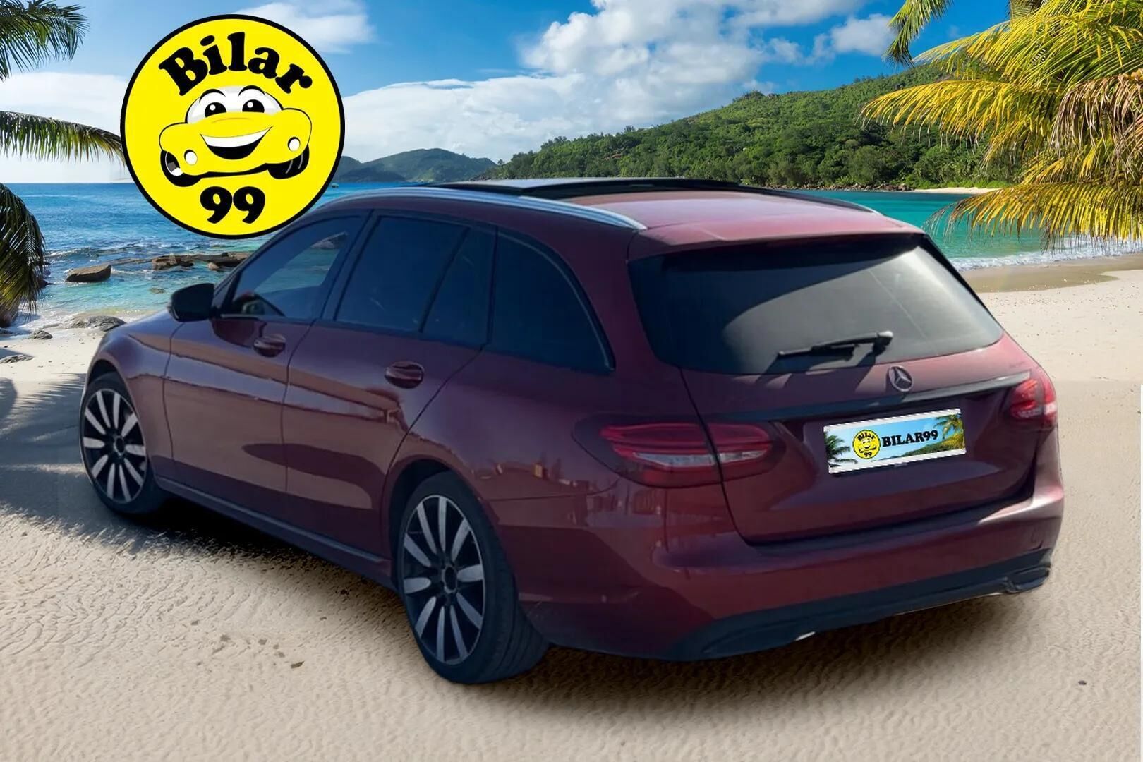 Mercedes-Benz C 2015 220 BlueTec T A Premium Business *Suomiauto / Distronic+ / Panoraama / Airmatic / Vetokoukku / Ohjausavustin * - *Mukavasti varusteltu! / Lohkolämmitin / Blind Spot Assist / Tutkat / IHC+ / Sähkökontti *