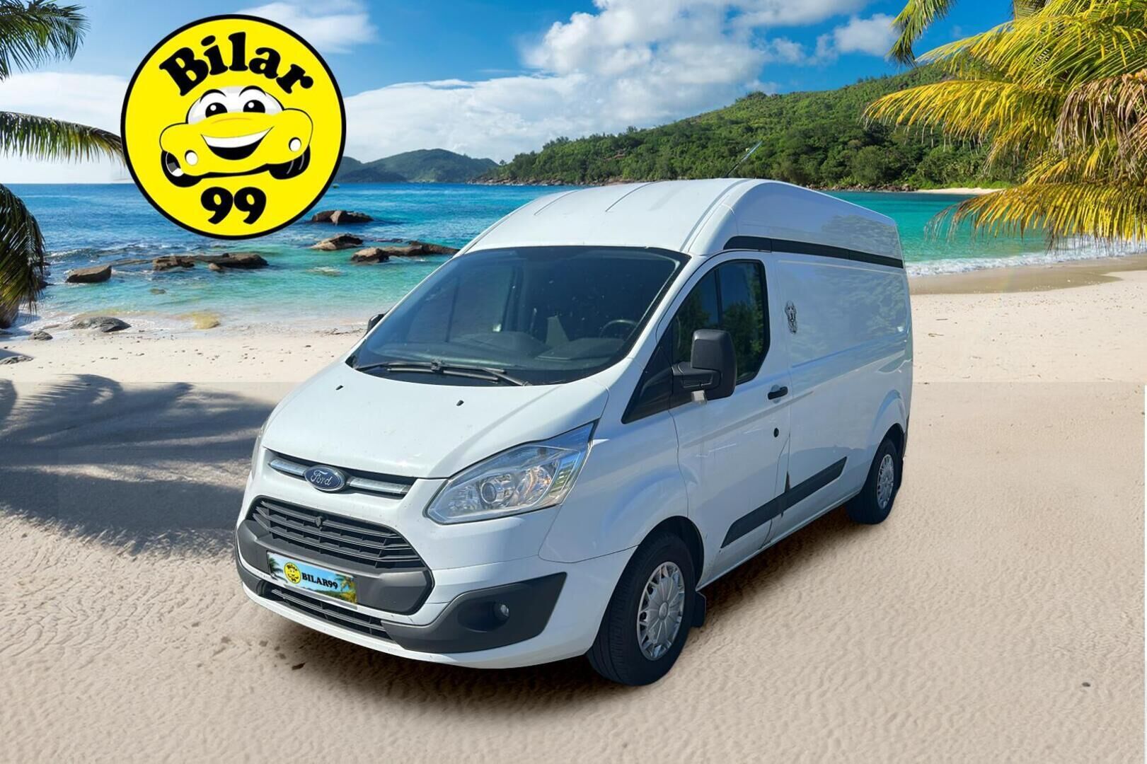 Ford Transit Custom 2014 310 2,2TDCi 100 hv Trend M6 Van N1 L2H2 FWD - | Webasto! | Koukku! | Parketti-Lattia! | 2x Renkaat! | Huippu Yksillö! |