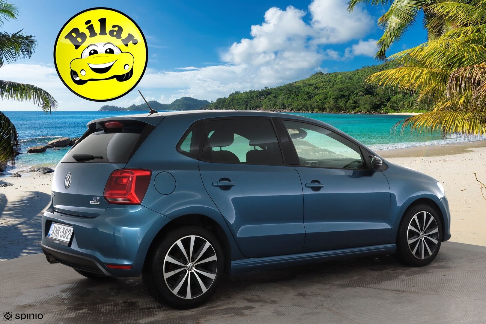 Volkswagen Polo 2015 BlueGT 1,4 TSI 110 kW (150 hv) ACT DSG-automaatti 4-ovinen - | Lasikattoluukku | Lohko&Sisätilanlämmitin | Xenon | Vakkari | Bluetooth | Penkinlämmittimet | Suomi-auto | 