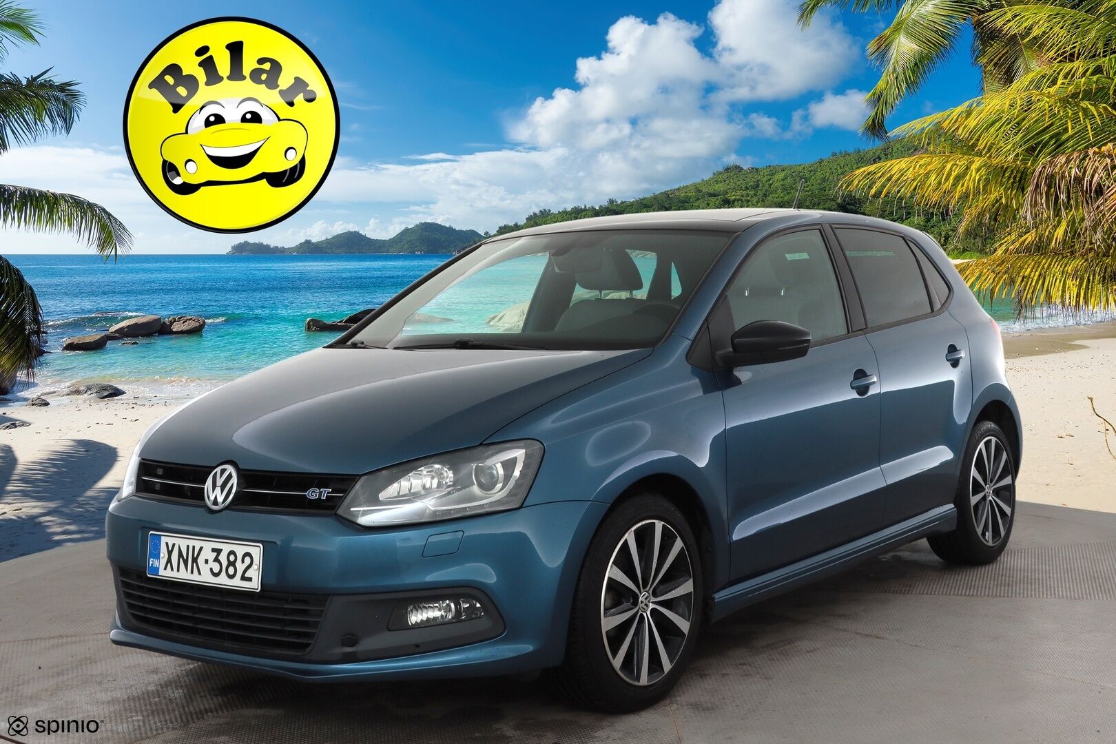 Volkswagen Polo 2015 BlueGT 1,4 TSI 110 kW (150 hv) ACT DSG-automaatti 4-ovinen - | Lasikattoluukku | Lohko&Sisätilanlämmitin | Xenon | Vakkari | Bluetooth | Penkinlämmittimet | Suomi-auto | 