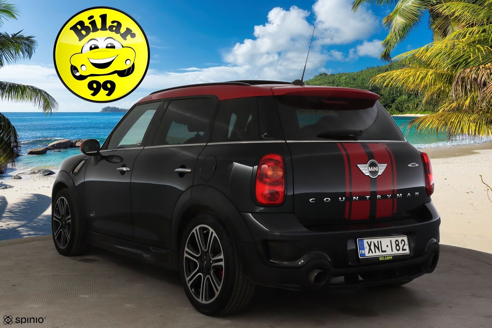 MINI Countryman 2015 John Cooper Works ALL4 A Sport Lane* Harman/Kardon / Nahkapenkit / Panorama / Musta sisäkatto * - * Sporttinen neliveto JCW Mini todella hyvällä huoltohistorialla! Ketju vaihdettu ennakoivasti! *