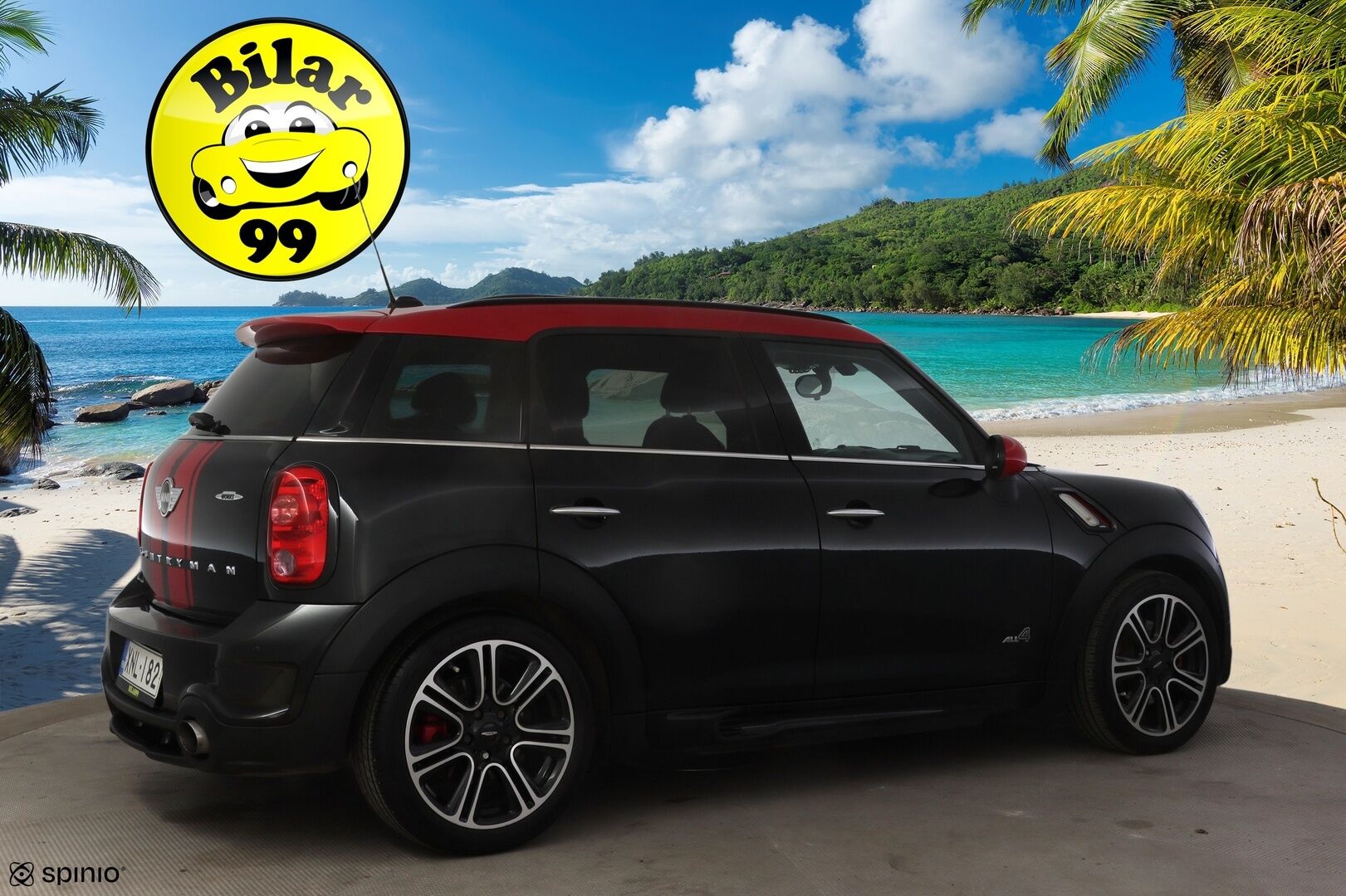 MINI Countryman 2015 John Cooper Works ALL4 A Sport Lane* Harman/Kardon / Nahkapenkit / Panorama / Musta sisäkatto * - * Sporttinen neliveto JCW Mini todella hyvällä huoltohistorialla! Ketju vaihdettu ennakoivasti! *