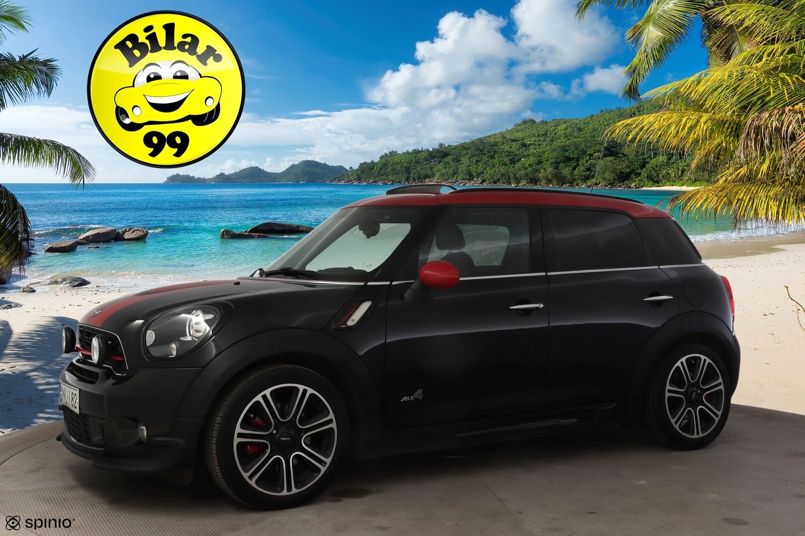 MINI Countryman 2015 John Cooper Works ALL4 A Sport Lane* Harman/Kardon / Nahkapenkit / Panorama / Musta sisäkatto * - * Sporttinen neliveto JCW Mini todella hyvällä huoltohistorialla! Ketju vaihdettu ennakoivasti! *