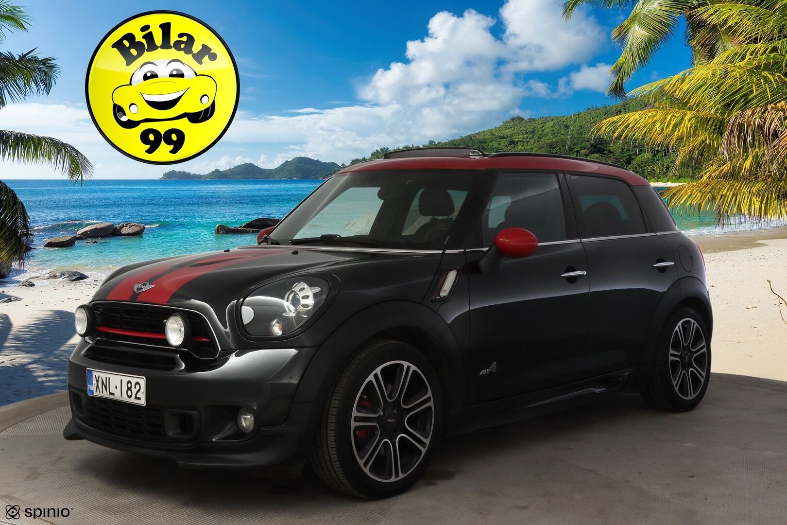 MINI Countryman 2015 John Cooper Works ALL4 A Sport Lane* Harman/Kardon / Nahkapenkit / Panorama / Musta sisäkatto * - * Sporttinen neliveto JCW Mini todella hyvällä huoltohistorialla! Ketju vaihdettu ennakoivasti! *