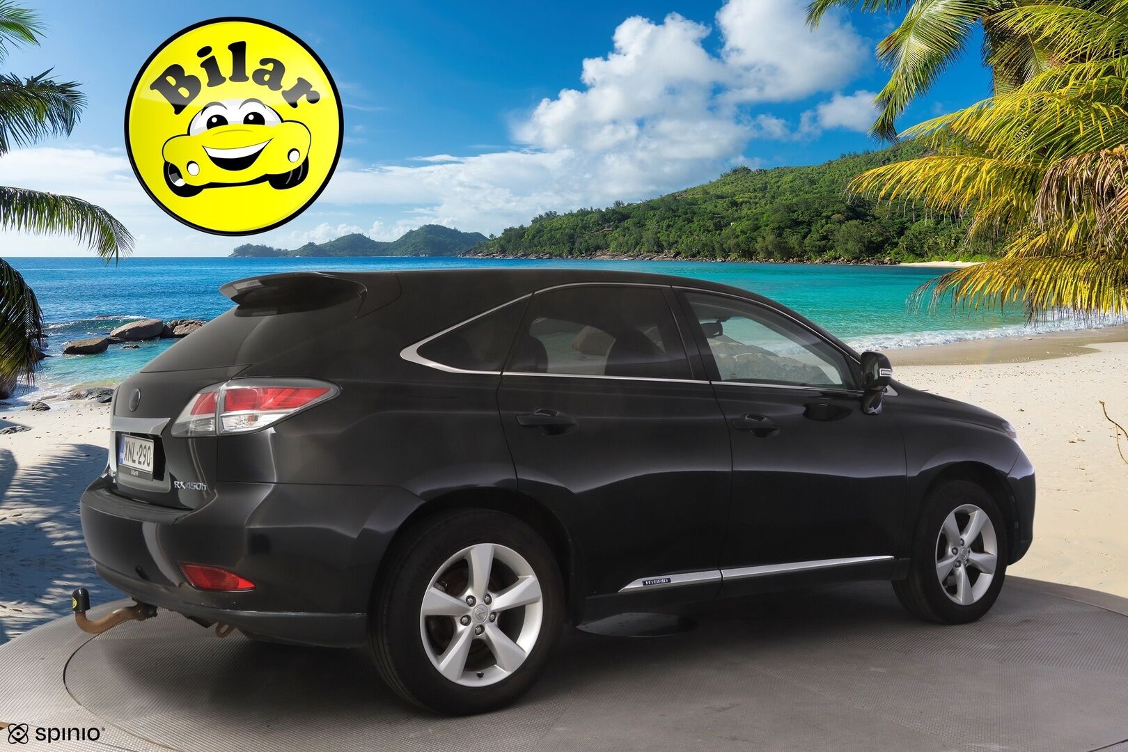 Lexus RX 2013 450h Hybrid 4WD A - | Facelift | Keyless-Go | Lohkolämmitin | P.kamera | Muistipenkki | Bluetooth-audio | Vetokoukku | 