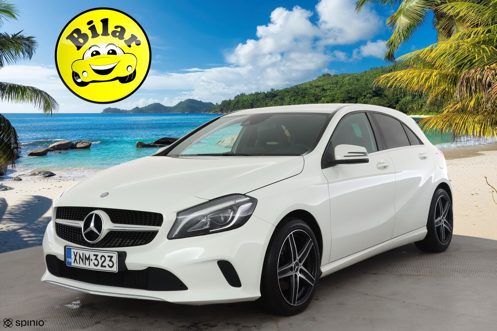 Mercedes-Benz A 2016 160 Premium Business Style Package - | Facelift | Sporttipenkit | Puolinahat | LED | IHC | P.kamera | Dynamic Select | Bluetooth | Törmäyksenestoavustin | 2x renkaat aluin | 