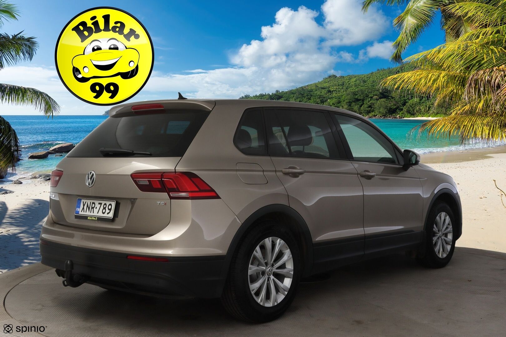 Volkswagen Tiguan 2017 Trendline 1,4 TSI 92 kW (125 hv)* Webasto / Tutkat eteen ja taakse / Apple&Android carplay / Kaistavahti * - *Jakohihna vaihdettu 8/23 / 2.om Suomi-auto / Merkkiliikkeen huoltohistoria / Juuri katsastettu *