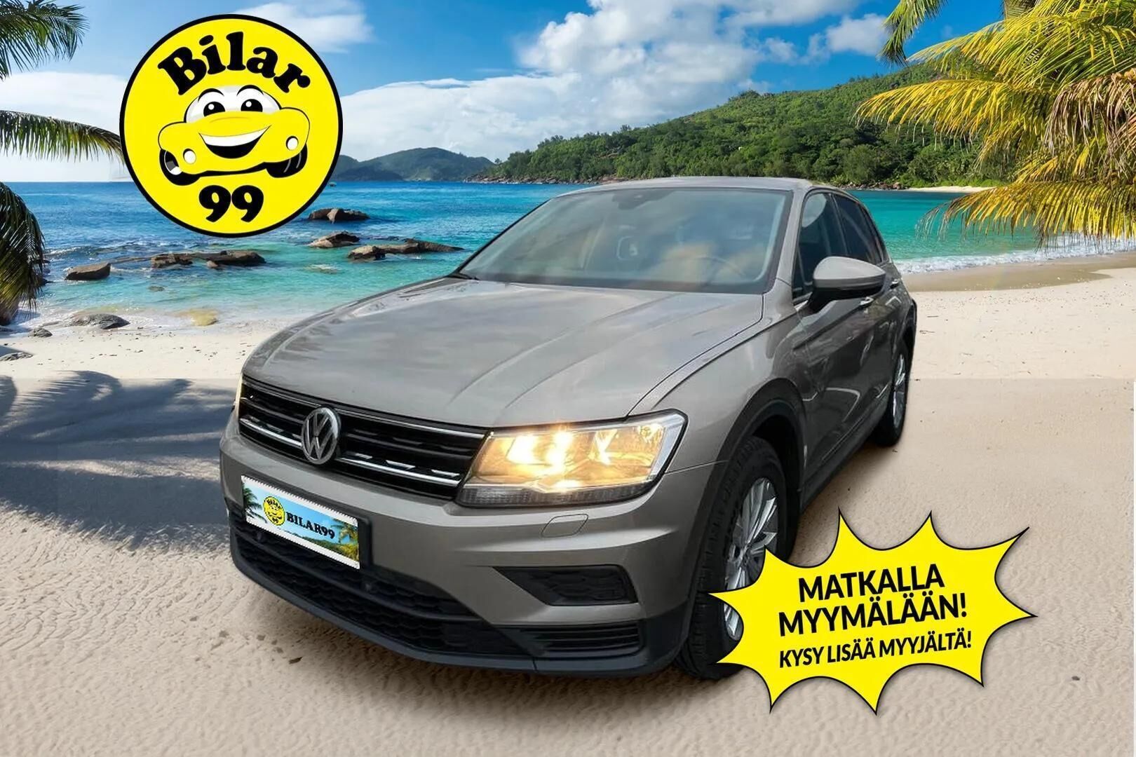 Volkswagen Tiguan 2017 Trendline 1,4 TSI 92 kW (125 hv)* Webasto / Tutkat eteen ja taakse / Apple&Android carplay / Kaistavahti * - *Jakohihna vaihdettu 8/23 / 2.om Suomi-auto / Merkkiliikkeen huoltohistoria *