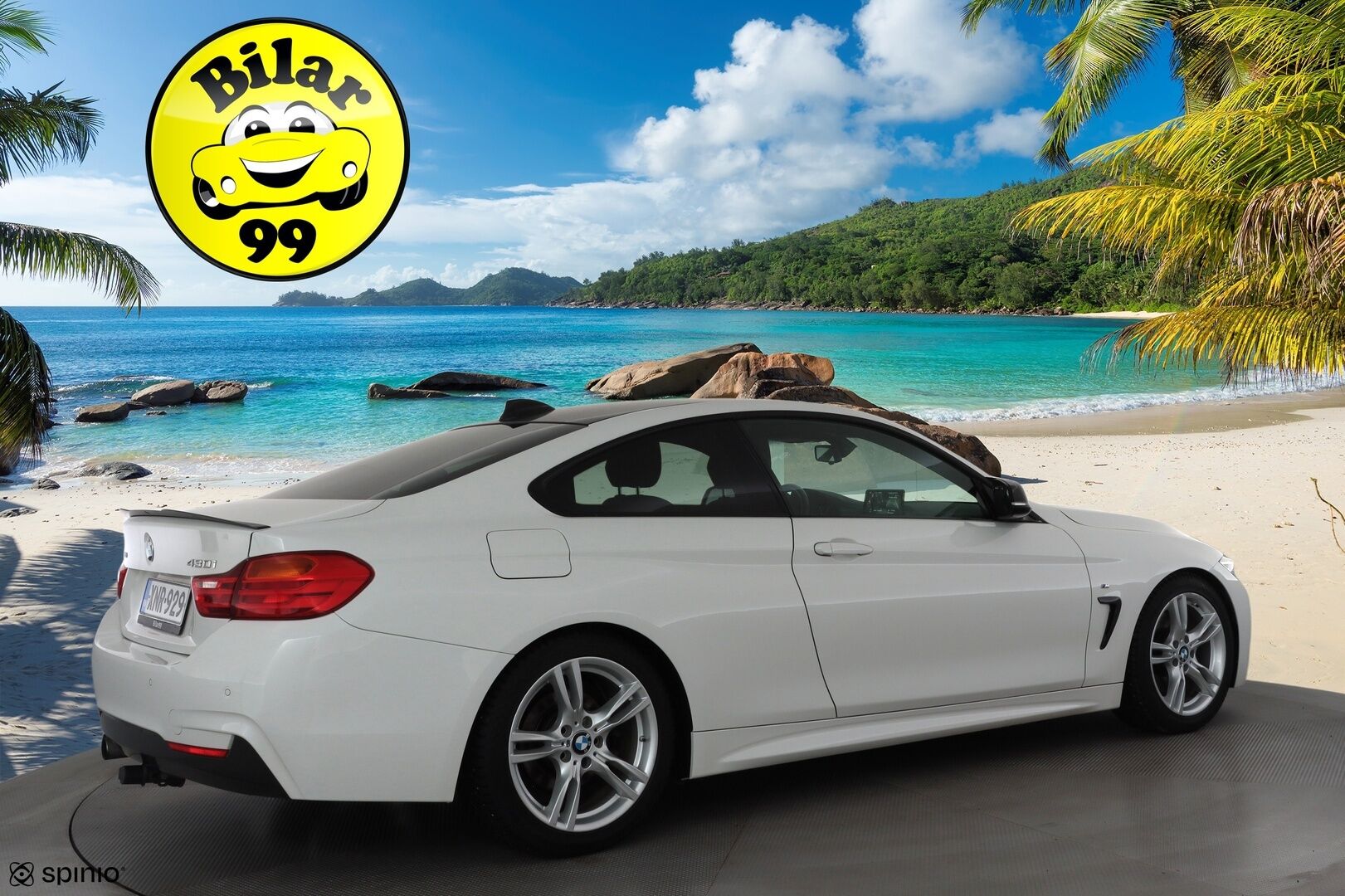 BMW 430 2017 F32 Coupe 430i A xDrive Business M Sport * Xenon / Sportpenkki Muistilla / P.Tutkat / Vakkari / Bluetooth / Koukku * - HiFi / Suomi-auto / Kahdet renkaat aluvanteilla