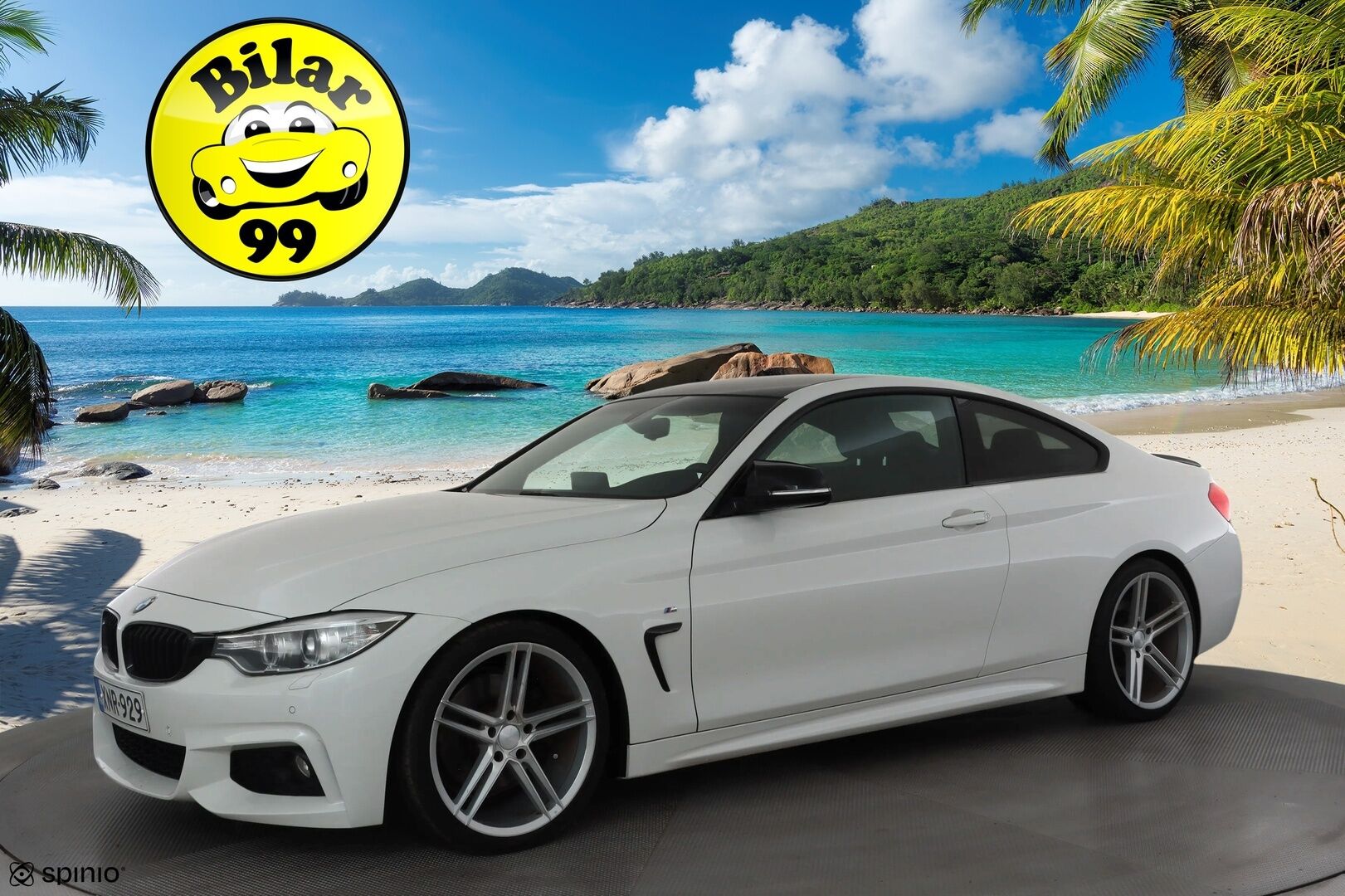 BMW 430 2017 F32 Coupe 430i A xDrive Business M Sport * Xenon / Sportpenkki Muistilla / P.Tutkat / Vakkari / Bluetooth / Koukku * - HiFi / Suomi-auto / Kahdet renkaat aluvanteilla