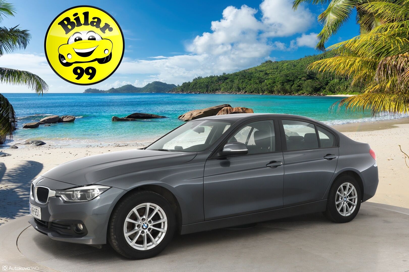 BMW 320 2016 F30 Sedan A xDrive Business * LED /  Lohkolämmitin / Parkkitutkat / Vakionopeudensäädin* - 1-omisteinen Suomi-auto / Facelift / Neliveto / Hyvä historia *