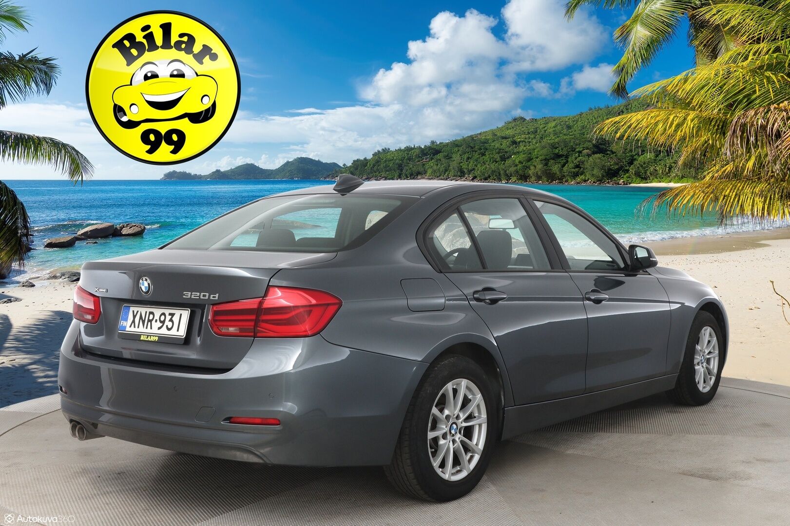 BMW 320 2016 F30 Sedan A xDrive Business * LED /  Lohkolämmitin / Parkkitutkat / Vakionopeudensäädin* - 1-omisteinen Suomi-auto / Facelift / Neliveto / Hyvä historia *