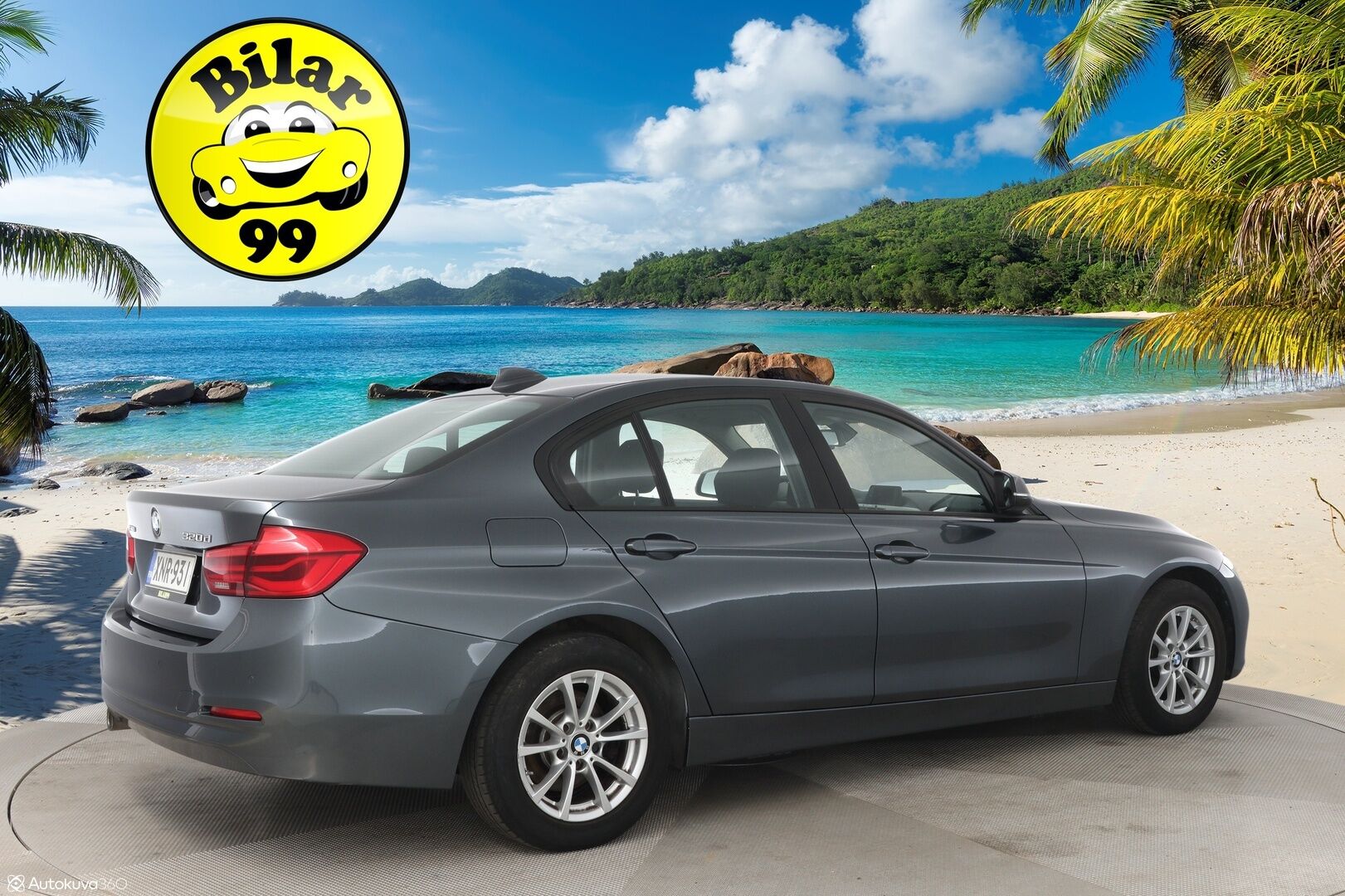 BMW 320 2016 F30 Sedan A xDrive Business * LED /  Lohkolämmitin / Parkkitutkat / Vakionopeudensäädin* - 1-omisteinen Suomi-auto / Facelift / Neliveto / Hyvä historia *