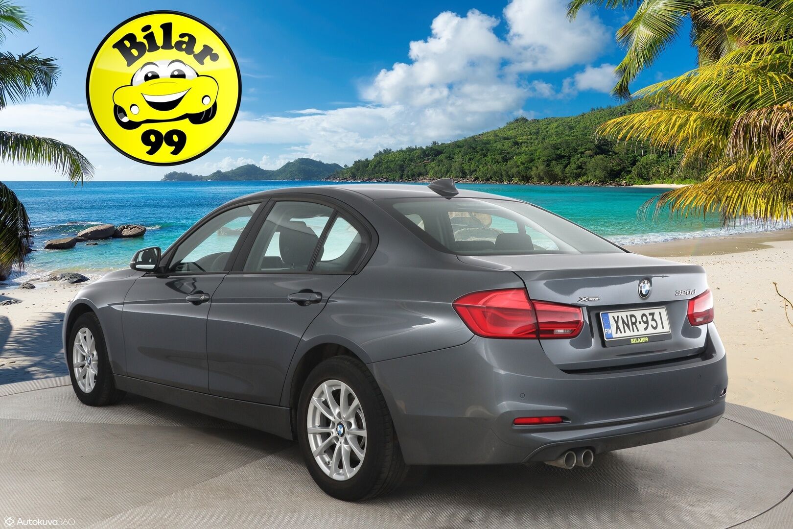 BMW 320 2016 F30 Sedan A xDrive Business * LED /  Lohkolämmitin / Parkkitutkat / Vakionopeudensäädin* - 1-omisteinen Suomi-auto / Facelift / Neliveto / Hyvä historia *
