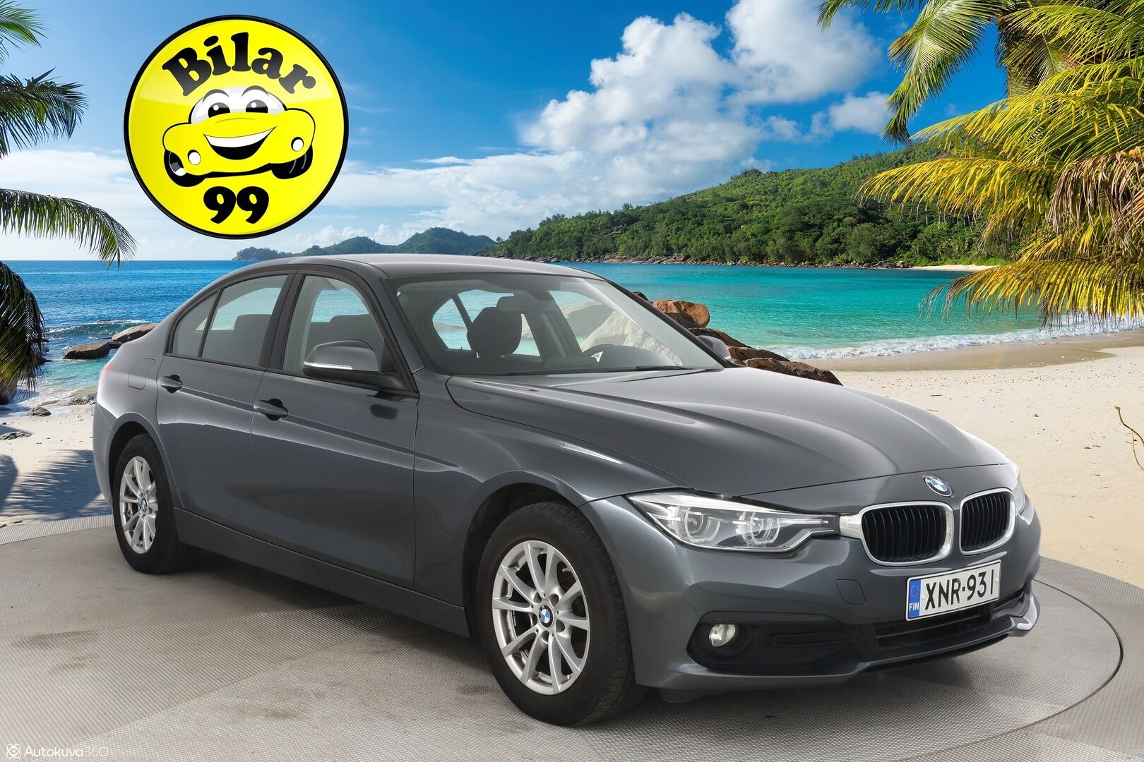 BMW 320 2016 F30 Sedan A xDrive Business * LED /  Lohkolämmitin / Parkkitutkat / Vakionopeudensäädin* - 1-omisteinen Suomi-auto / Facelift / Neliveto / Hyvä historia *