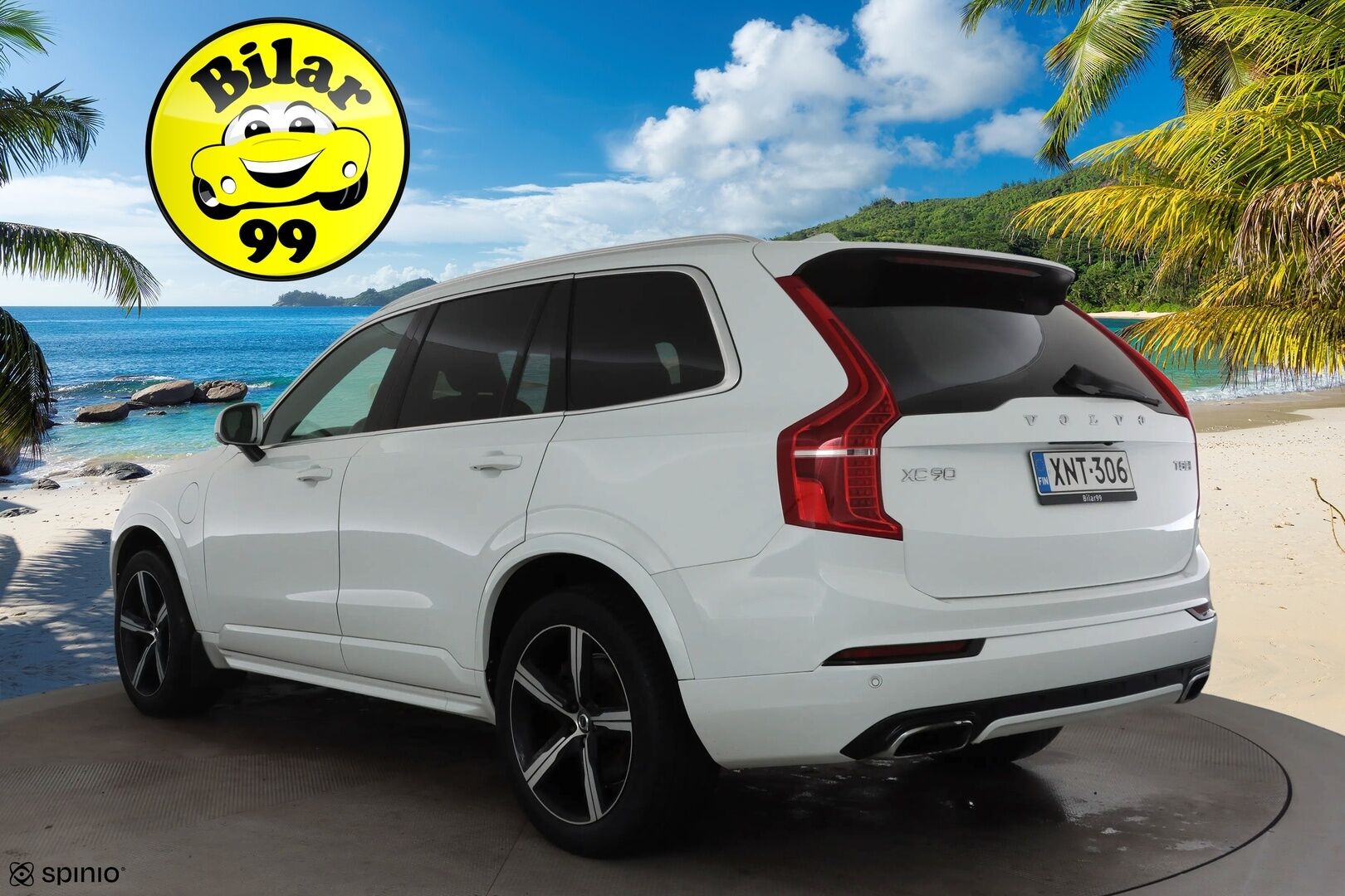 Volvo XC90 2017 T8 Twin Engine AWD R-Design aut 7-P * Webasto / Koukku / ACC / Full-LED / 360 / Sportpenkit Muistilla / Navi * - Panorama / Akku kuntotarkastettu SoH 93,2% / Kahdet renkaat aluvanteilla / 2x Latauskaapelit / Suomi-auto