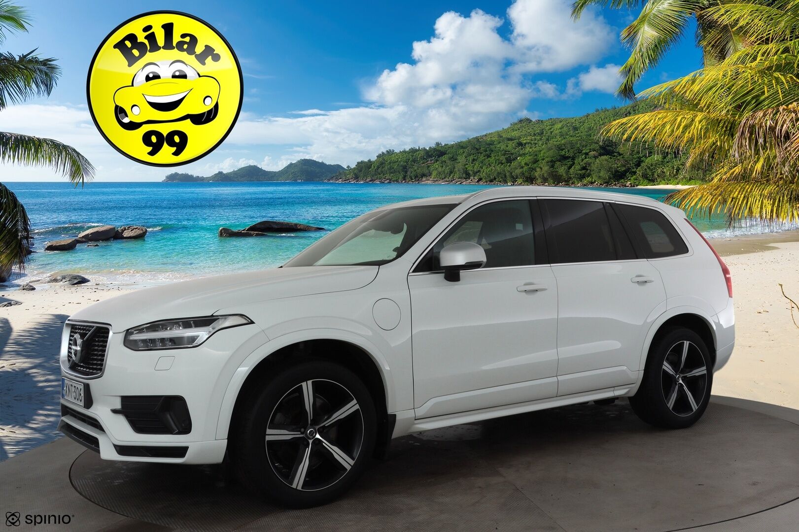Volvo XC90 2017 T8 Twin Engine AWD R-Design aut 7-P * Webasto / Koukku / ACC / Full-LED / 360 / Sportpenkit Muistilla / Navi * - Panorama / Akku kuntotarkastettu SoH 93,2% / Kahdet renkaat aluvanteilla / 2x Latauskaapelit / Suomi-auto