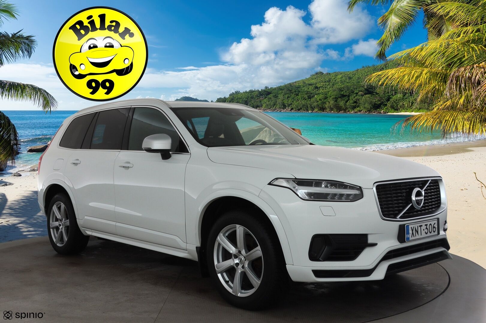 Volvo XC90 2017 T8 Twin Engine AWD R-Design aut 7-P * Webasto / Koukku / ACC / Full-LED / 360 / Sportpenkit Muistilla / Navi * - Panorama / Akku kuntotarkastettu SoH 93,2% / Kahdet renkaat aluvanteilla / 2x Latauskaapelit / Suomi-auto