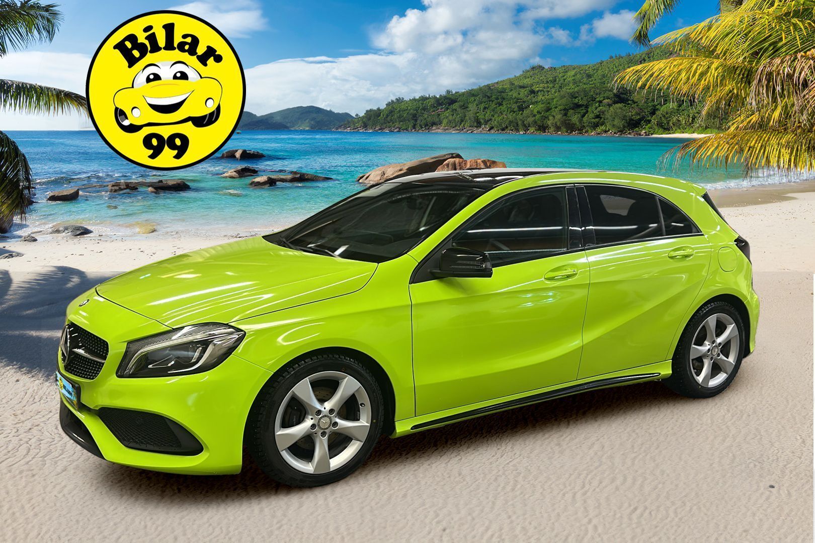 Mercedes-Benz A 2016 180 A Business AMG / Panorama / Lohko ja sisälämmitin / Vakkari / P-kamera - Todella siisti! / Hyvin huollettu / Spesiaali!