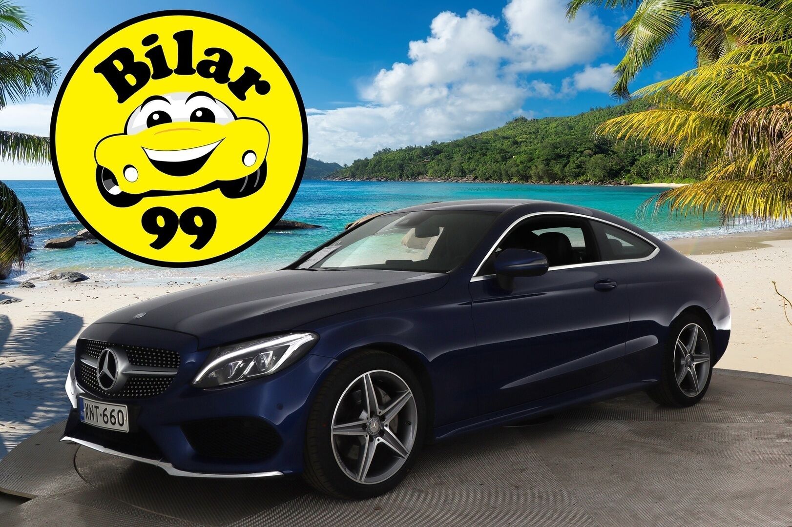 Mercedes-Benz C 2016 220 d Coupe A Business AMG * Nahka-alcantara / Sporttipenkit / ILS / Lohkolämmitin * - Suomi-auto / Juuri huollettu / Kahdet vanteet