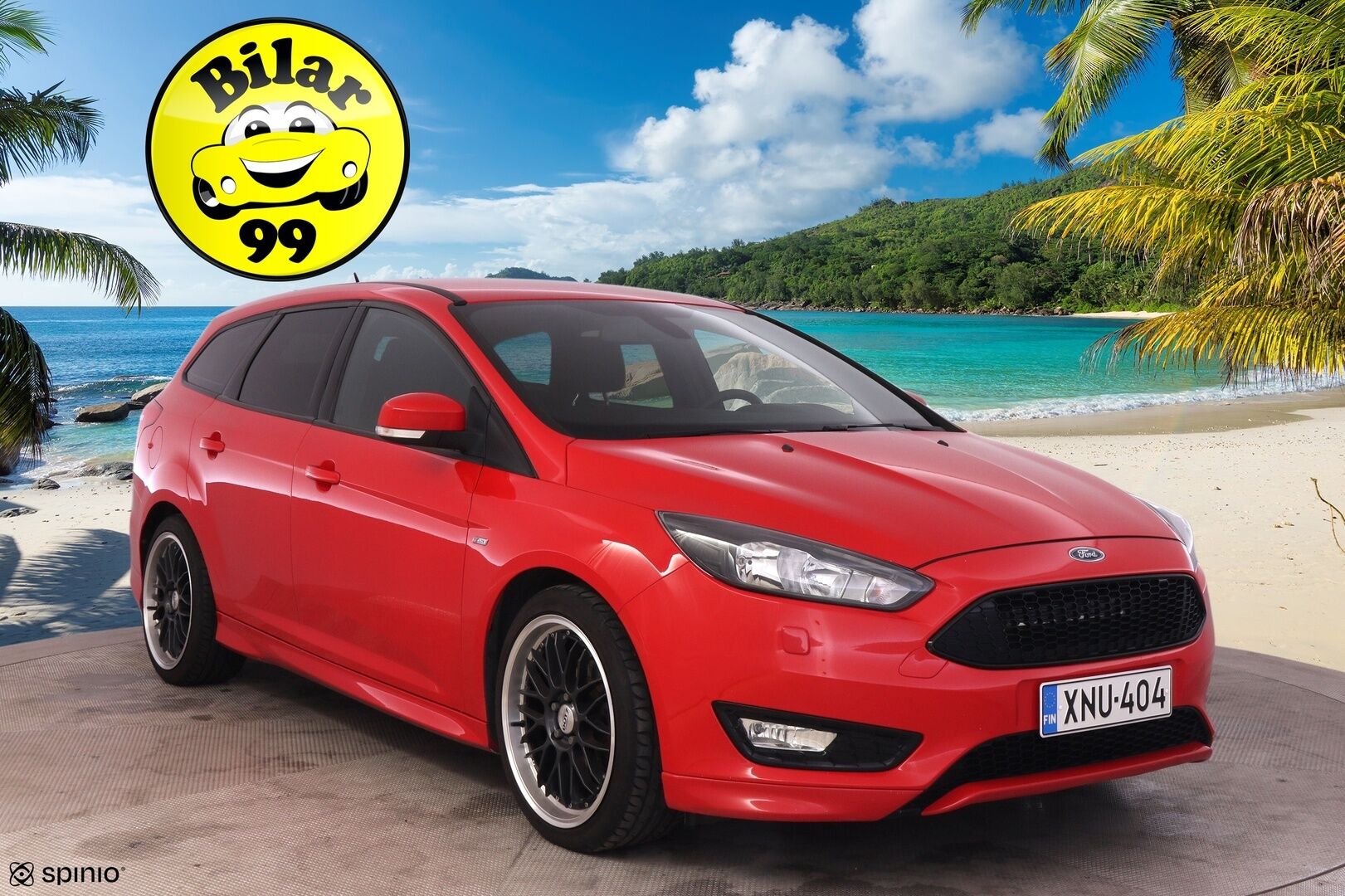 Ford Focus 2017 1,0 EcoBoost 125 hv Start/Stop A6 ST-Line Wagon *Lohko / Sporttipenkit / Lämpölasi / Suomiauto* - Näyttävä yksilö / Taloudellinen / Suomi-auto!