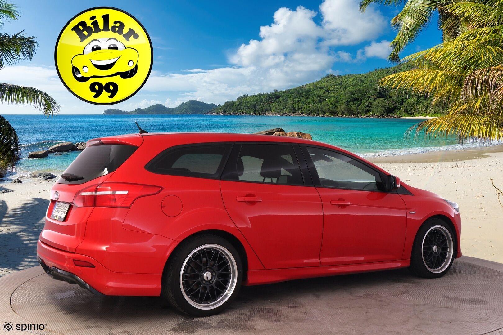 Ford Focus 2017 1,0 EcoBoost 125 hv Start/Stop A6 ST-Line Wagon *Lohko / Sporttipenkit / Lämpölasi / Suomiauto* - Näyttävä yksilö / Taloudellinen / Suomi-auto!