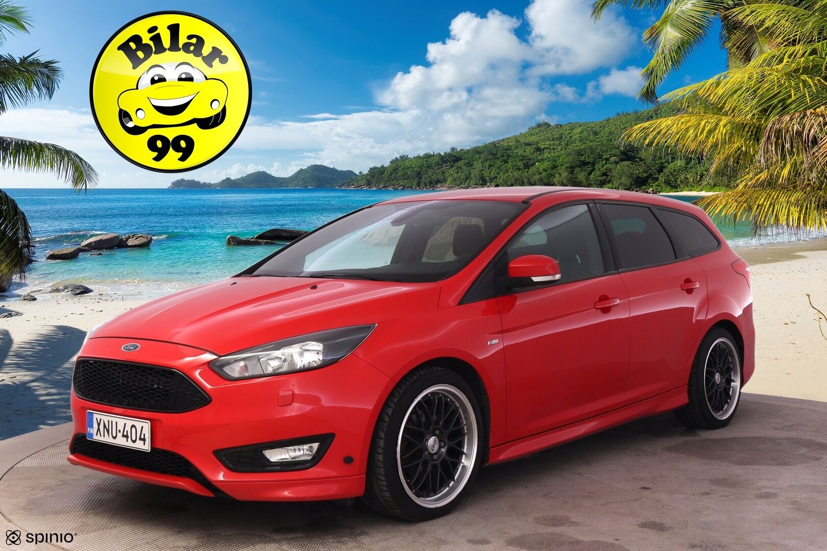Ford Focus 2017 1,0 EcoBoost 125 hv Start/Stop A6 ST-Line Wagon *Lohko / Sporttipenkit / Lämpölasi / Suomiauto* - Näyttävä yksilö / Taloudellinen / Suomi-auto!