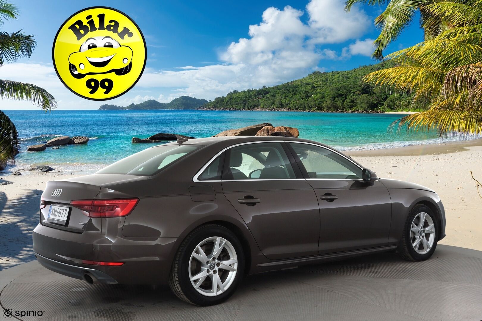 Audi A4 2016 Sedan First Edition Business Sport 2,0 TFSI 185 kW quattro S tronic * Vakkari / Webasto / Koukku / Muistipenkki / P.tutkat * - 1.Om Suomi-auto / Kahdet Renkaat - HULLUT AVAJAISHULINAT KORKOTARJOUS 3,29 %