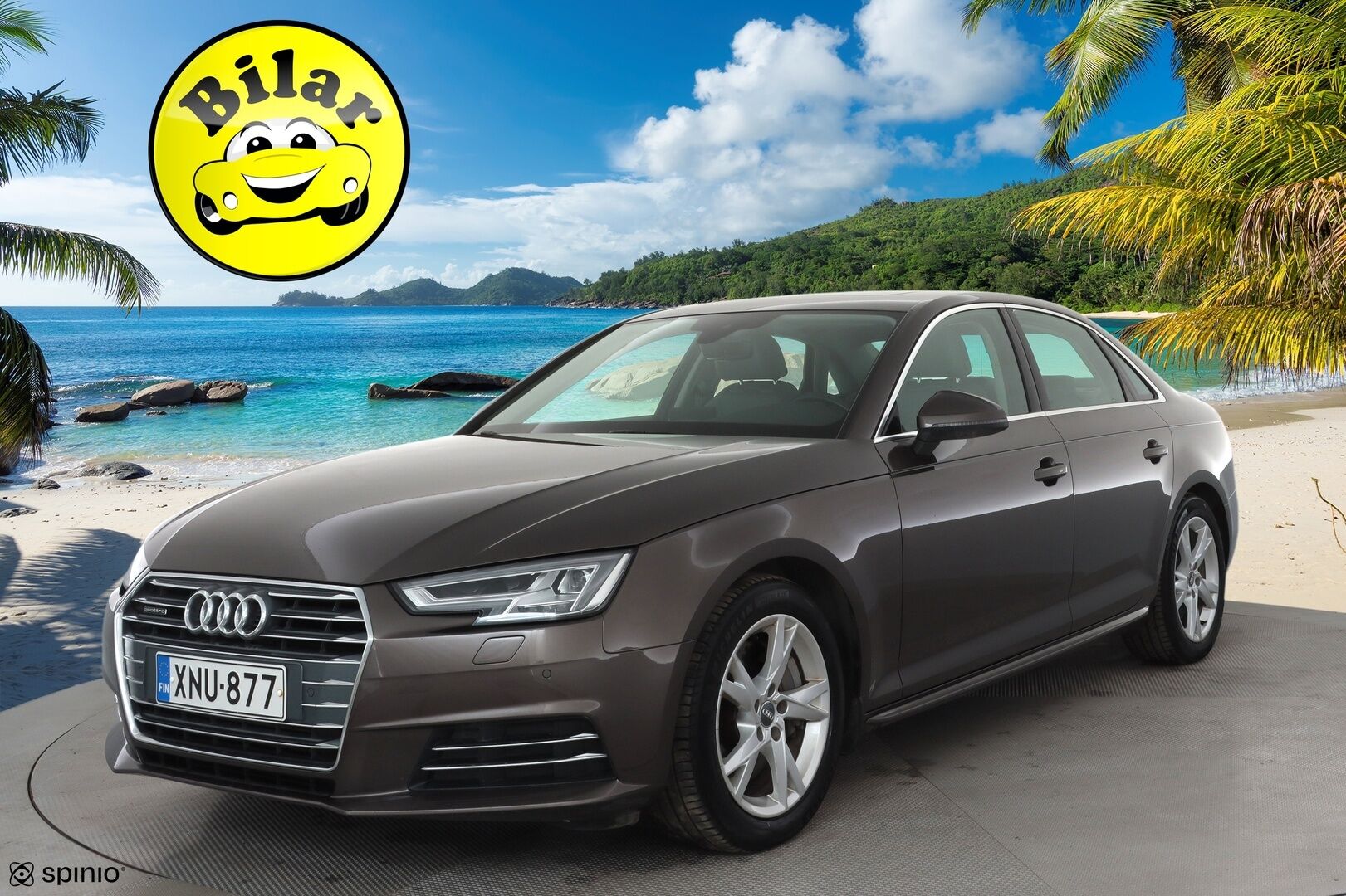 Audi A4 2016 Sedan First Edition Business Sport 2,0 TFSI 185 kW quattro S tronic - 1OM Suomiauto | Webasto | Vetokoukku | Vaaleat Sporttinahat | Kattoluukku | LED | Vakkari | Huippuvarusteet!