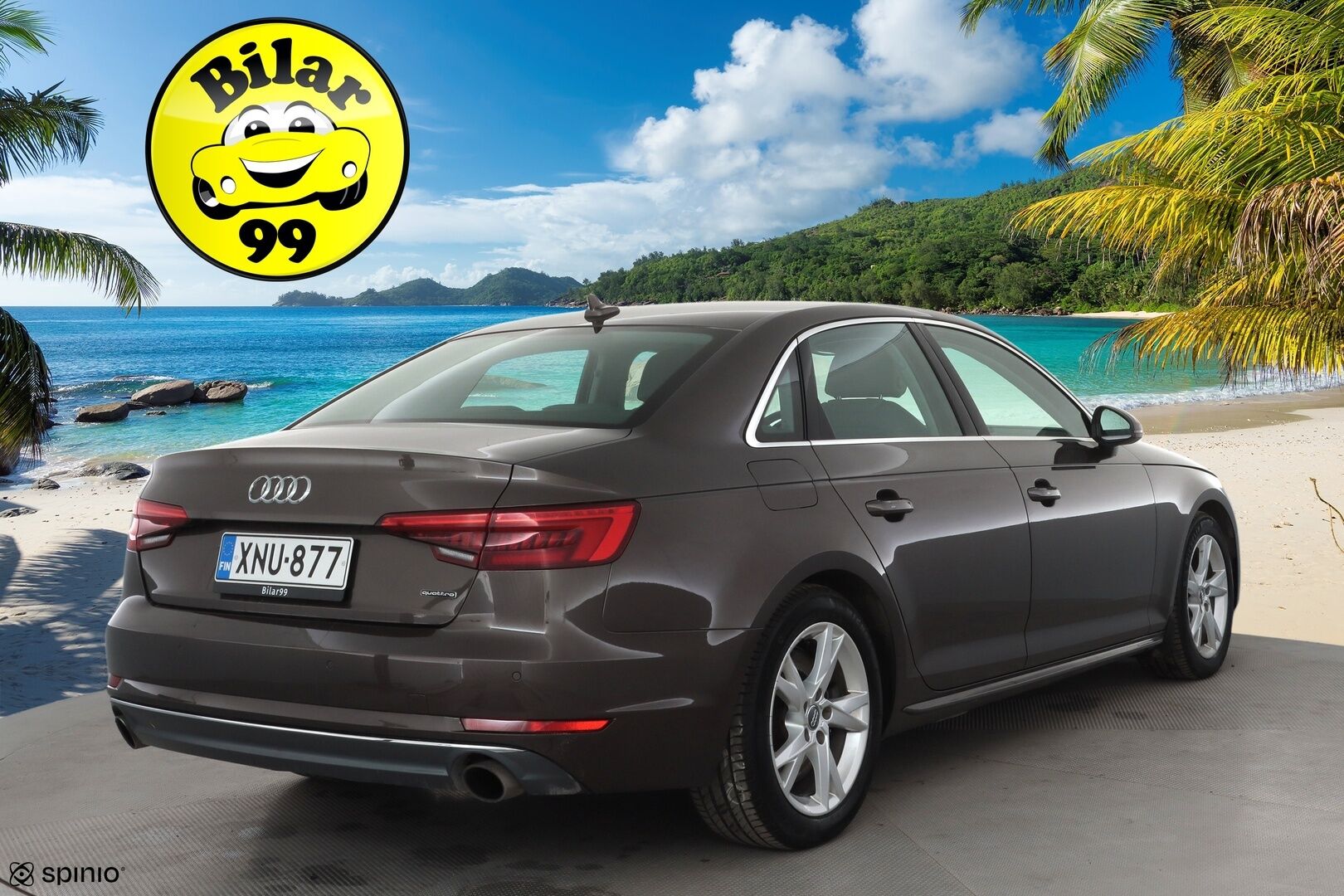 Audi A4 2016 Sedan First Edition Business Sport 2,0 TFSI 185 kW quattro S tronic * Vakkari / Webasto / Koukku / Muistipenkki / P.tutkat * - 1.Om Suomi-auto / Kahdet Renkaat - HULLUT AVAJAISHULINAT KORKOTARJOUS 3,29 %