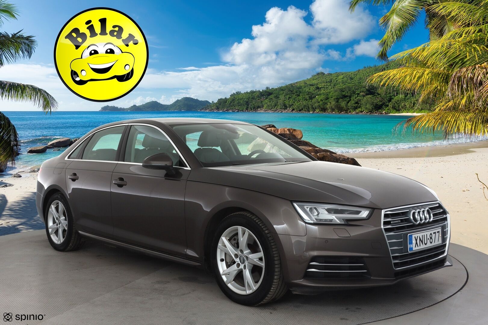 Audi A4 2016 Sedan First Edition Business Sport 2,0 TFSI 185 kW quattro S tronic - 1OM Suomiauto | Webasto | Vetokoukku | Vaaleat Sporttinahat | Kattoluukku | LED | Vakkari | Huippuvarusteet!