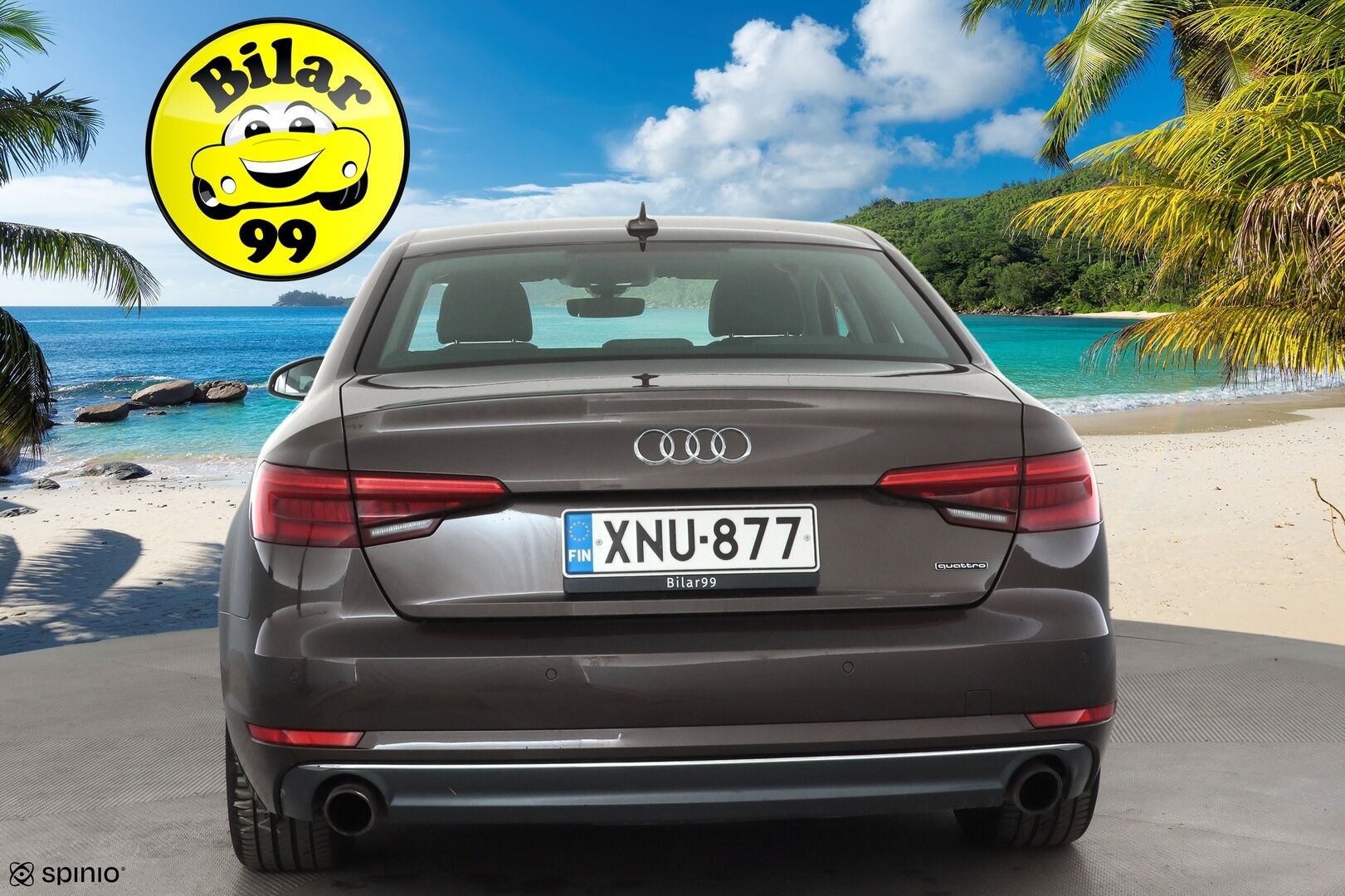 Audi A4 2016 Sedan First Edition Business Sport 2,0 TFSI 185 kW quattro S tronic * Vakkari / Webasto / Koukku / Muistipenkki / P.tutkat * - 1.Om Suomi-auto / Kahdet Renkaat - HULLUT AVAJAISHULINAT KORKOTARJOUS 3,29 %