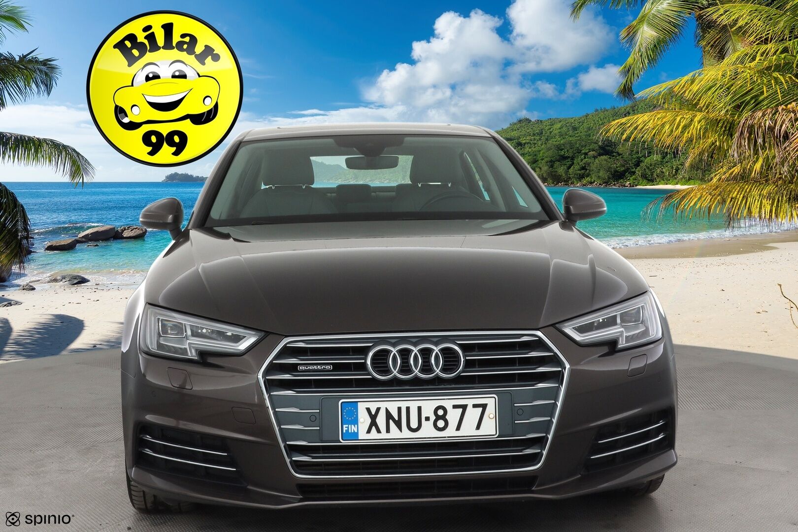 Audi A4 2016 Sedan First Edition Business Sport 2,0 TFSI 185 kW quattro S tronic * Vakkari / Webasto / Koukku / Muistipenkki / P.tutkat * - 1.Om Suomi-auto / Kahdet Renkaat - HULLUT AVAJAISHULINAT KORKOTARJOUS 3,29 %