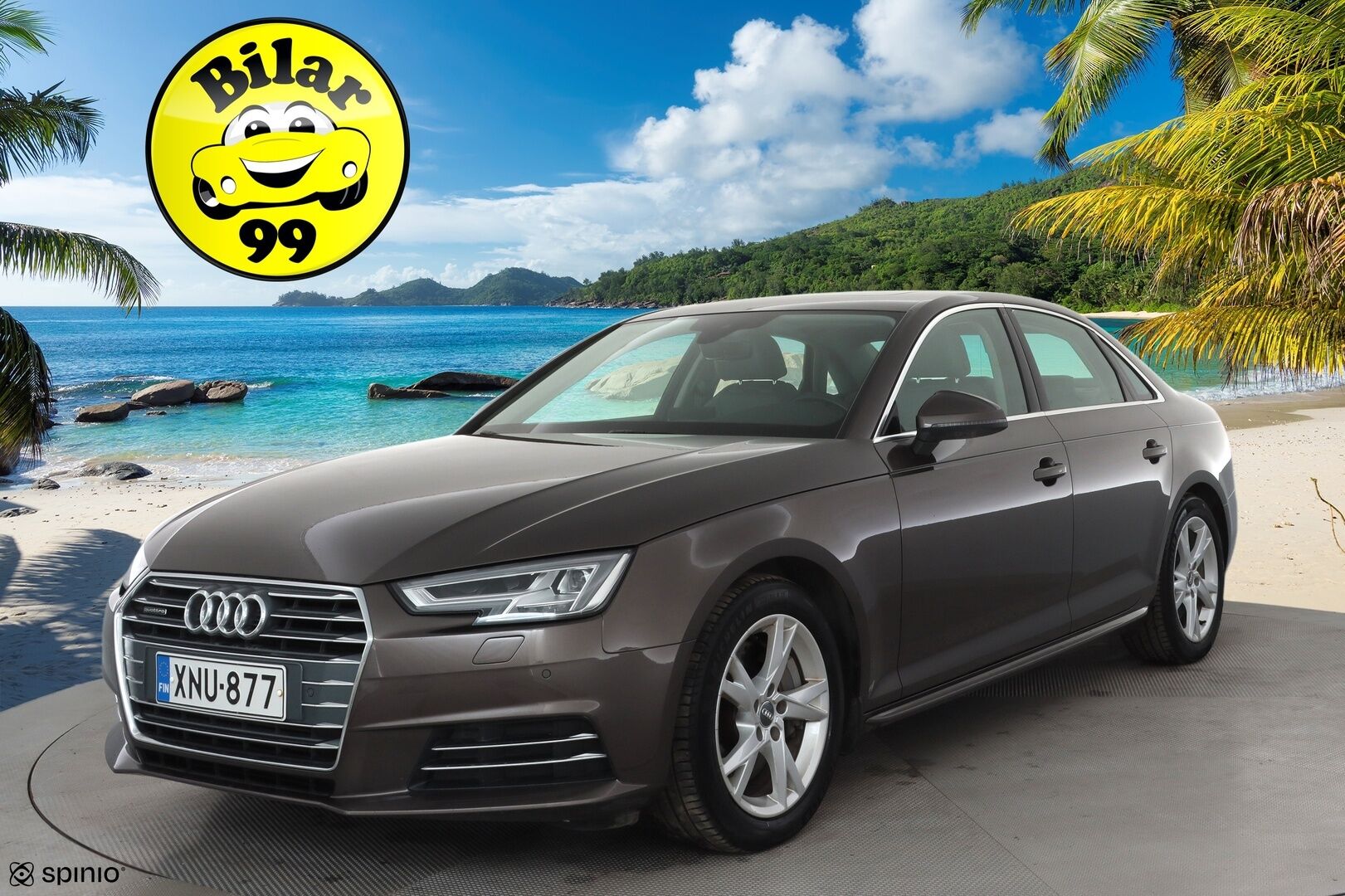 Audi A4 2016 Sedan First Edition Business Sport 2,0 TFSI 185 kW quattro S tronic * Vakkari / Webasto / Koukku / Muistipenkki / P.tutkat * - 1.Om Suomi-auto / Kahdet Renkaat - HULLUT AVAJAISHULINAT KORKOTARJOUS 3,29 %