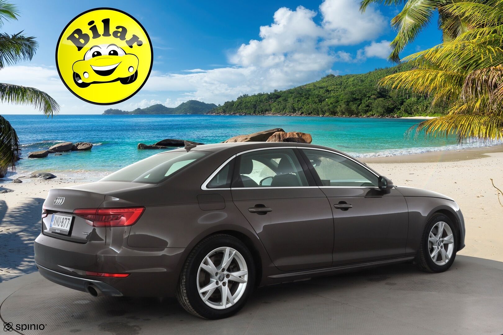 Audi A4 2016 Sedan First Edition Business Sport 2,0 TFSI 185 kW quattro S tronic - 1OM Suomiauto | Webasto | Vetokoukku | Vaaleat Sporttinahat | Kattoluukku | LED | Vakkari | Huippuvarusteet!