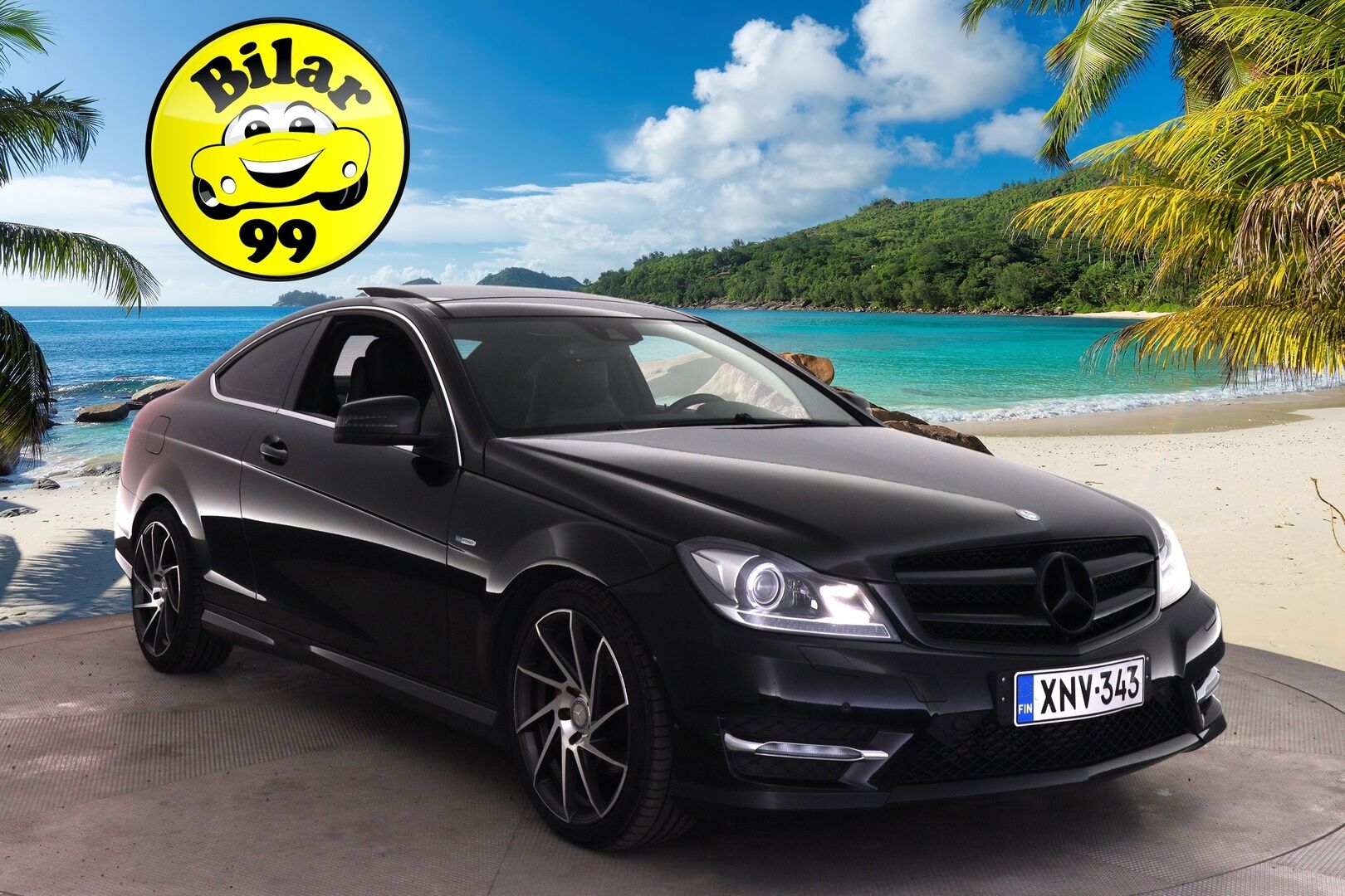 Mercedes-Benz C 2012 220 CDI Coupé AMG A - Juuri saapunut | AMG | Kahdet renkaat aluvantein | Panorama | Sportti penkit | Vetokoukku | - KORKO VAIN 3,99 %