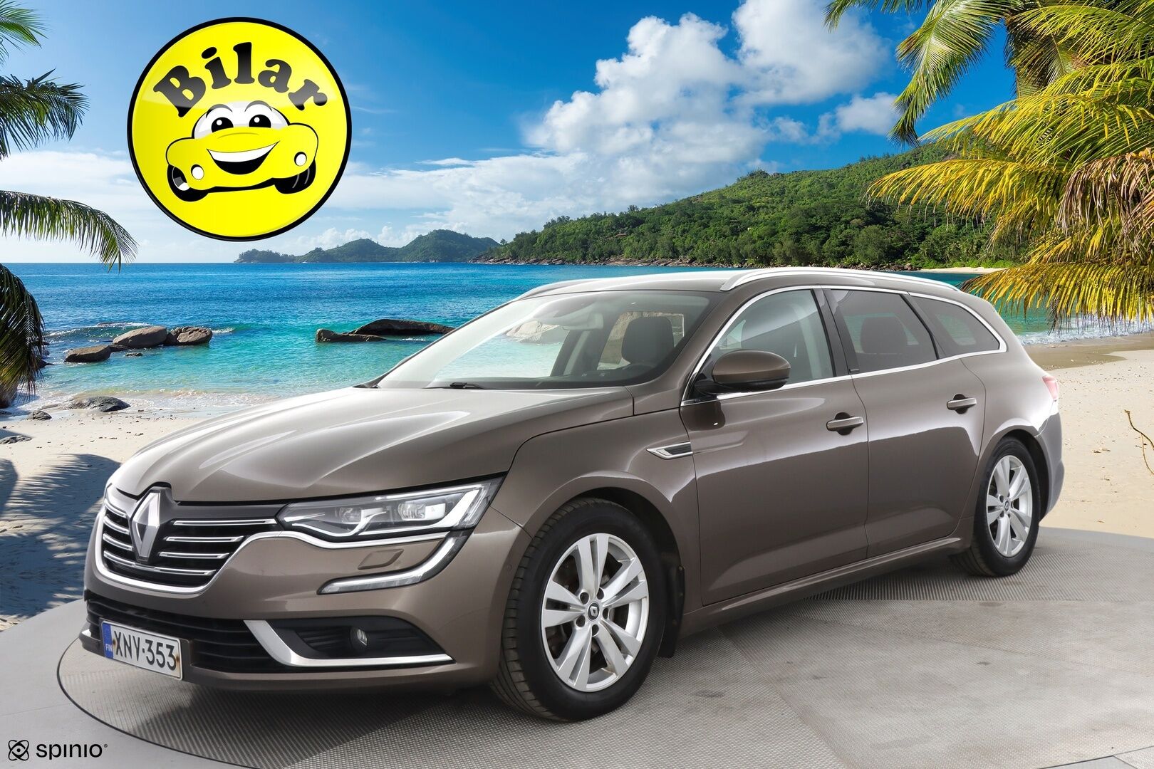 Renault Talisman 2017 Sport Tourer dCi 160 Twin Turbo EDC-aut Business - *HUD / ACC / Hierova istuin / LED / Blis / Navi / Sähk. Luukku / Kamera / 360-Tutkat / Lohko / Puolinahka*