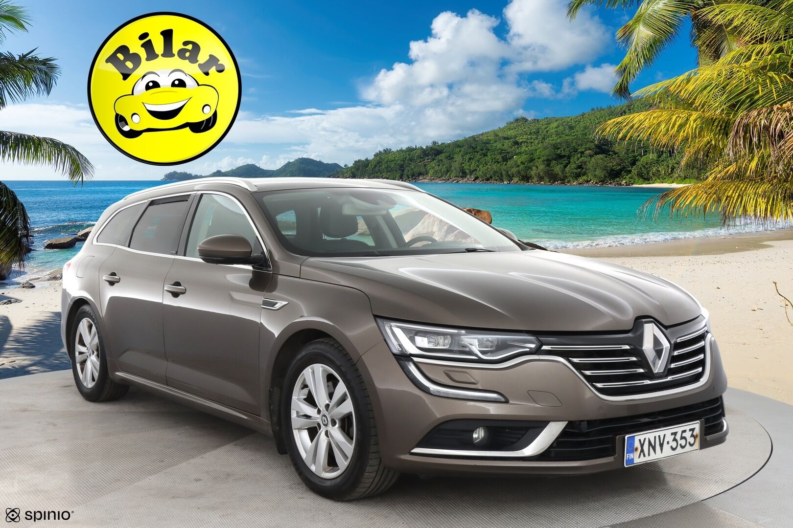 Renault Talisman 2017 Sport Tourer dCi 160 Twin Turbo EDC-aut Business - *HUD / ACC / Hierova istuin / LED / Blis / Navi / Sähk. Luukku / Kamera / 360-Tutkat / Lohko / Puolinahka*
