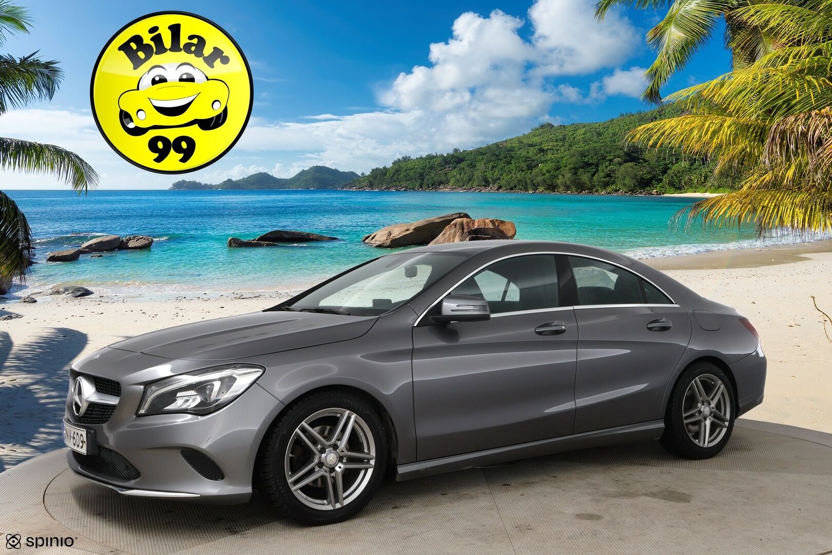 Mercedes-Benz CLA 2016 180 A Premium Business / Suomi auto / P-kamera / Vakkari - Merkkihuollettu / 2x renkaat