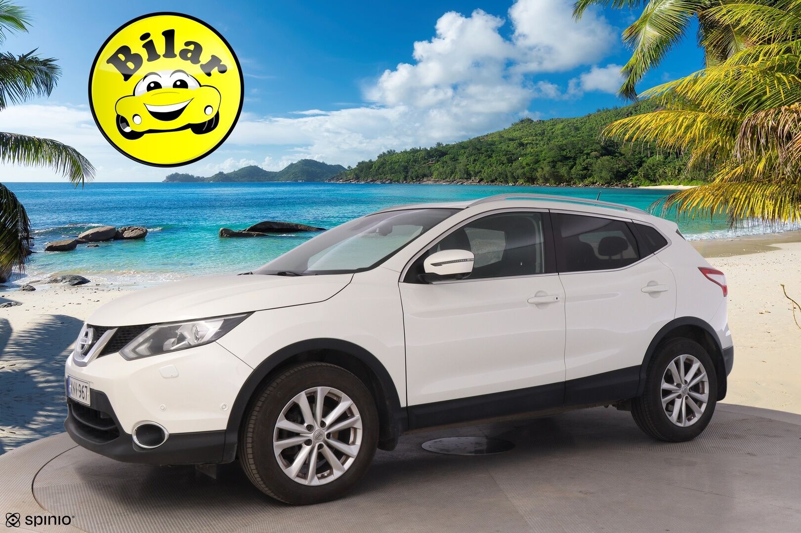 Nissan Qashqai 2016 dCi 130 Business 360 2WD Xtronic *Lämmitettävä tuulilasi / 360 / Lohko / Nahkasisusta / NAV* - *Kattava huoltohistoria / Uudet talvirenkaat / Hyvät kesärenkaat*
