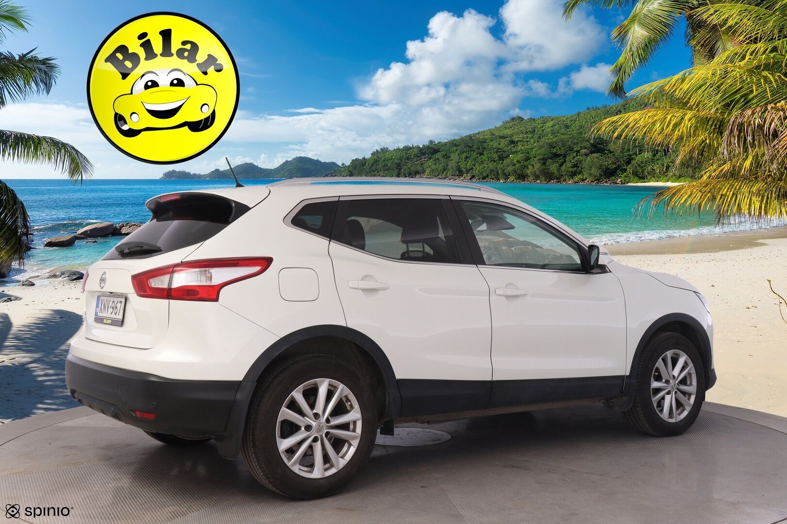 Nissan Qashqai 2016 dCi 130 Business 360 2WD Xtronic *Lämmitettävä tuulilasi / 360 / Lohko / Nahkasisusta / NAV* - *Kattava huoltohistoria / Uudet talvirenkaat / Hyvät kesärenkaat*