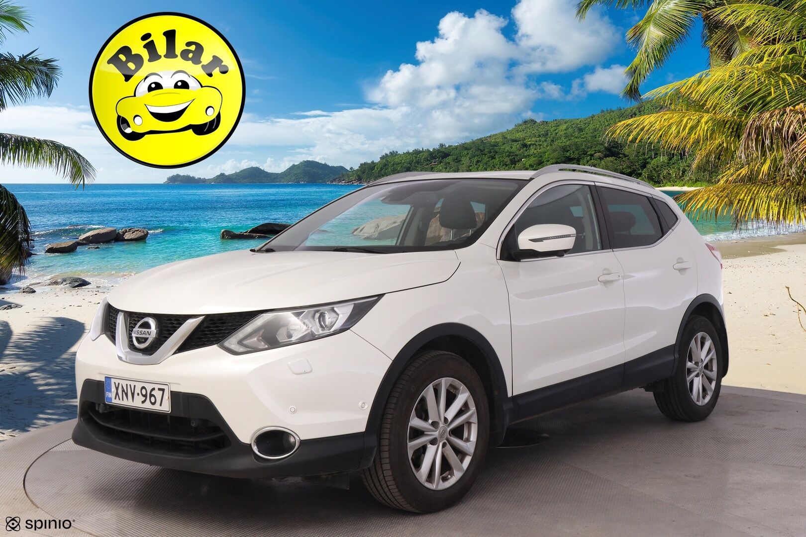 Nissan Qashqai 2016 dCi 130 Business 360 2WD Xtronic *Lämmitettävä tuulilasi / 360 / Lohko / Nahkasisusta / NAV* - *Kattava huoltohistoria / Uudet talvirenkaat / Hyvät kesärenkaat*