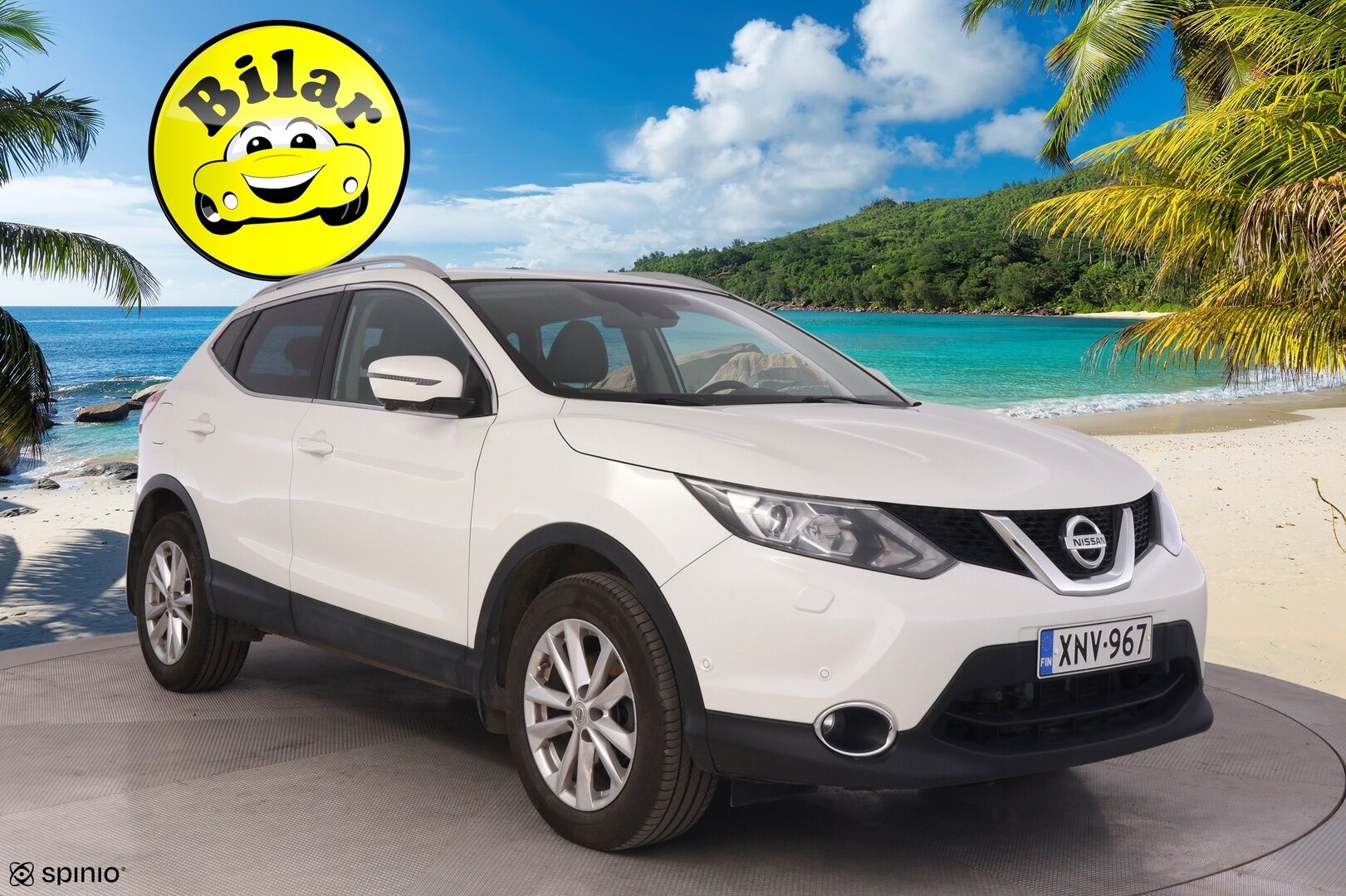 Nissan Qashqai 2016 dCi 130 Business 360 2WD Xtronic *Lämmitettävä tuulilasi / 360 / Lohko / Nahkasisusta / NAV* - *Kattava huoltohistoria / Uudet talvirenkaat / Hyvät kesärenkaat*