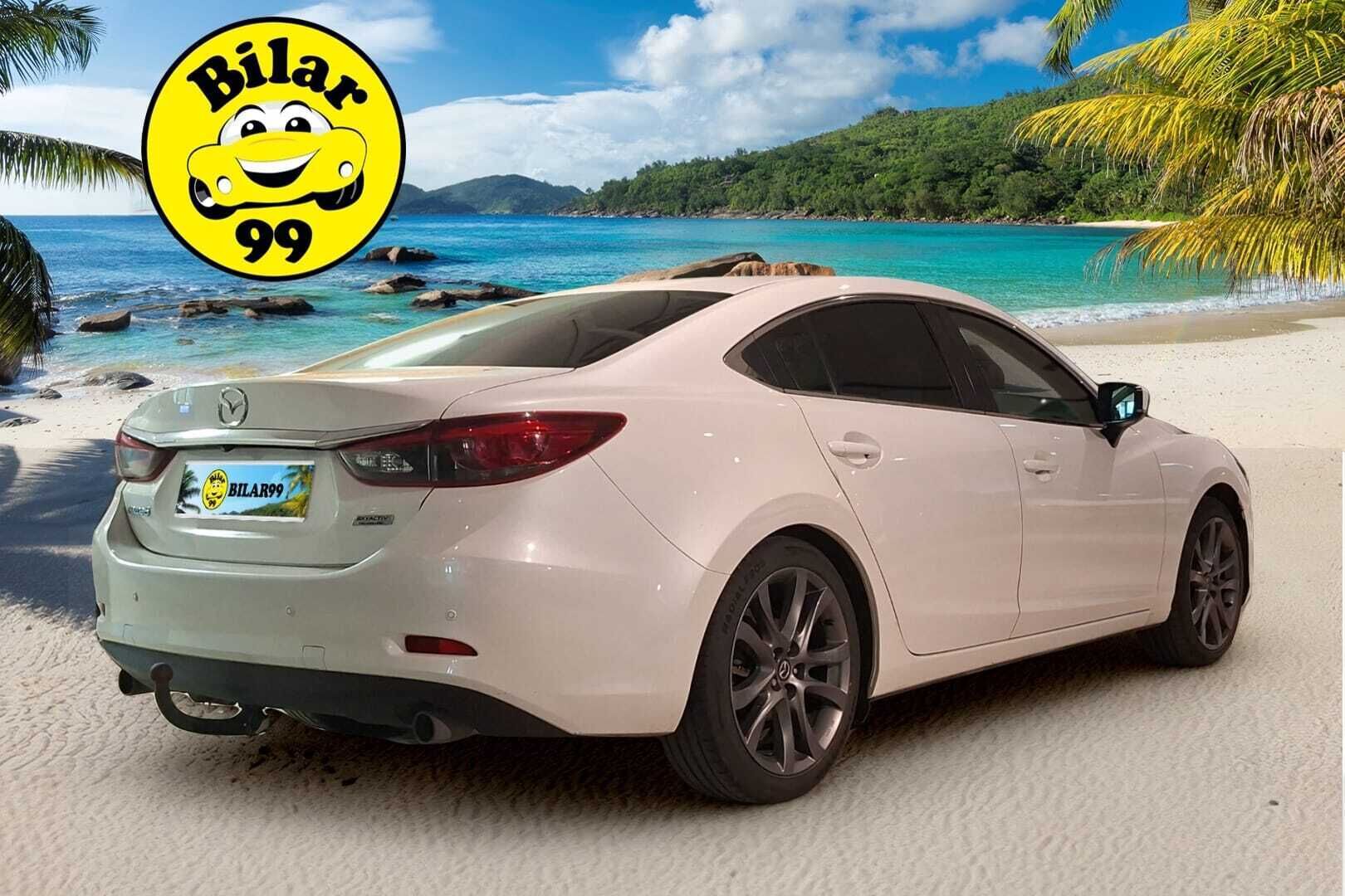Mazda 6 2017 Sedan 2,2 (150) SKYACTIV-D Business Edition 6AT 4ov YE2B **Koukku / Navi / Kamera / Vakkari / Lohko** - Suomi-auto / Irroitettavalla vetokoukulla / Kahdet renkaat alumiinivantein!